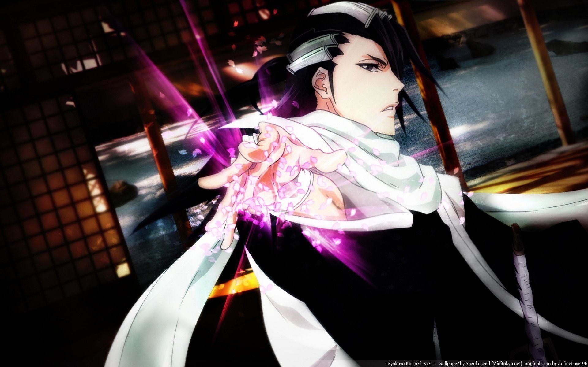 Download Byakuya Kuchiki the captain of 6th Division in Bleach Wallpaper   Wallpaperscom