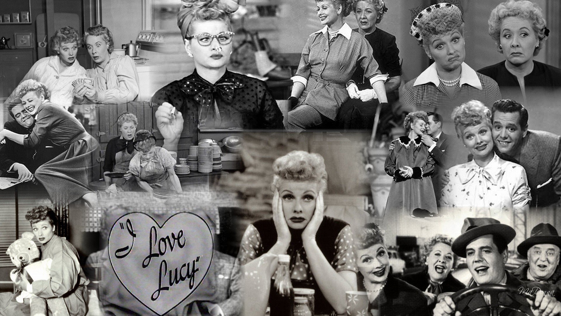 1920x1080 I LOVE LUCY comedy family sitcom television i-love-lucy collage wallpaper |   | 274325 | WallpaperUP