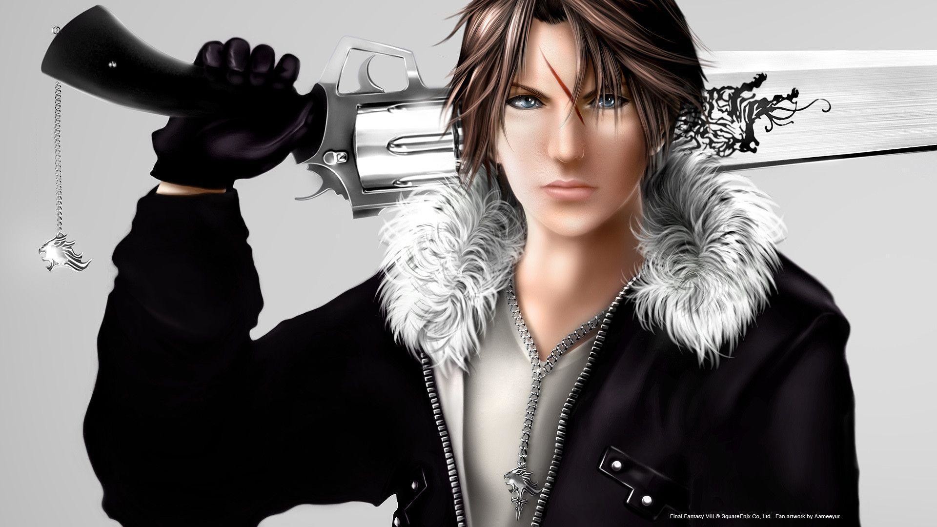 1920x1080 DeviantArt: More Like Squall Leonhart by Aameeyur