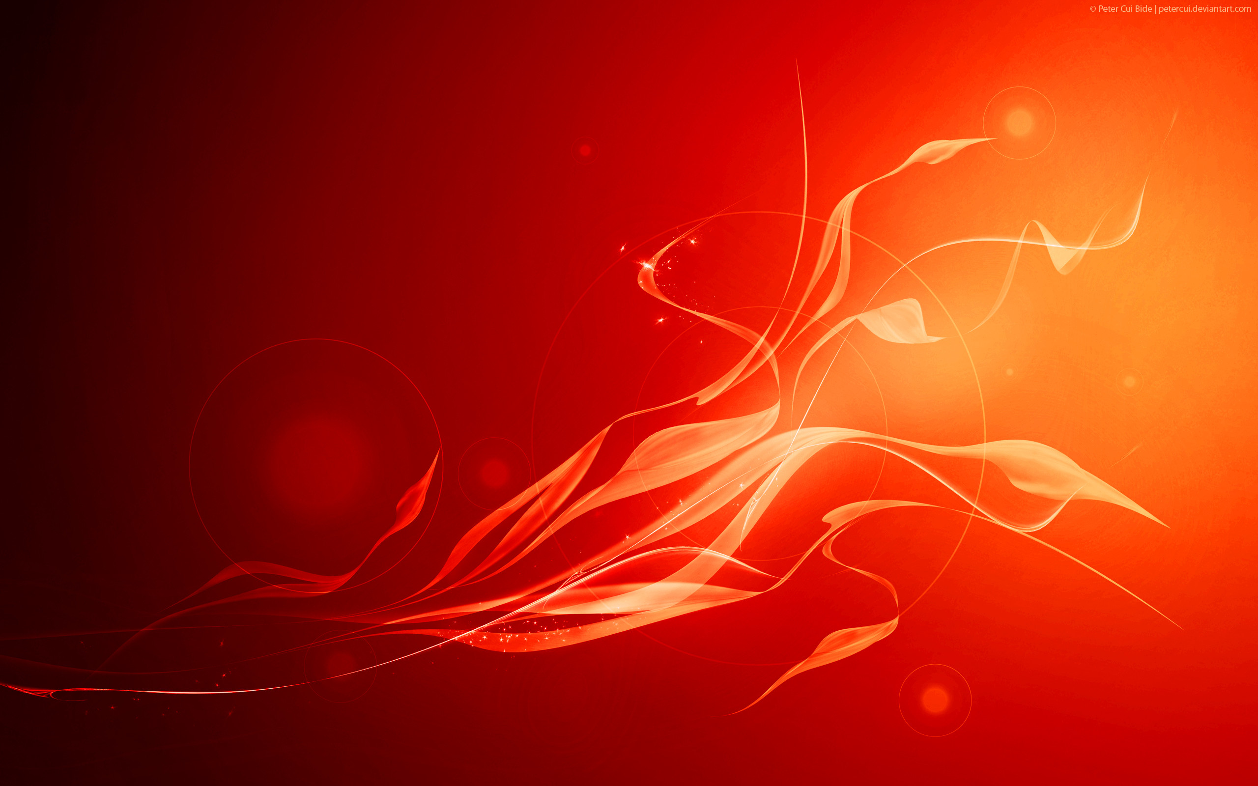 2560x1600 Red Wallpaper Desktop Background