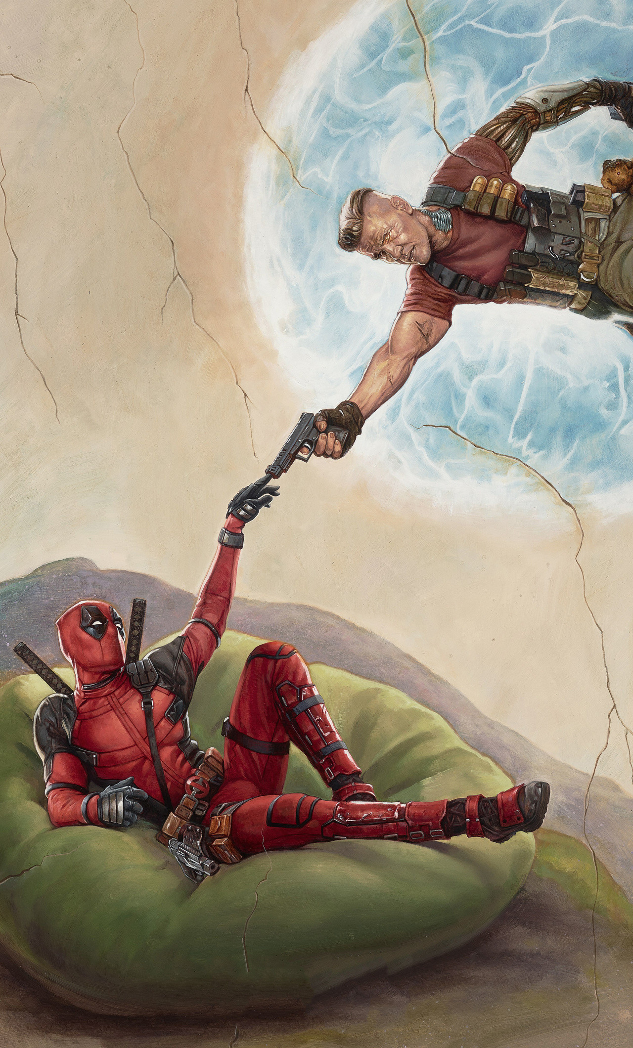 1280x2120 Deadpool 2 2018 Movie Poster (iPhone 6+)