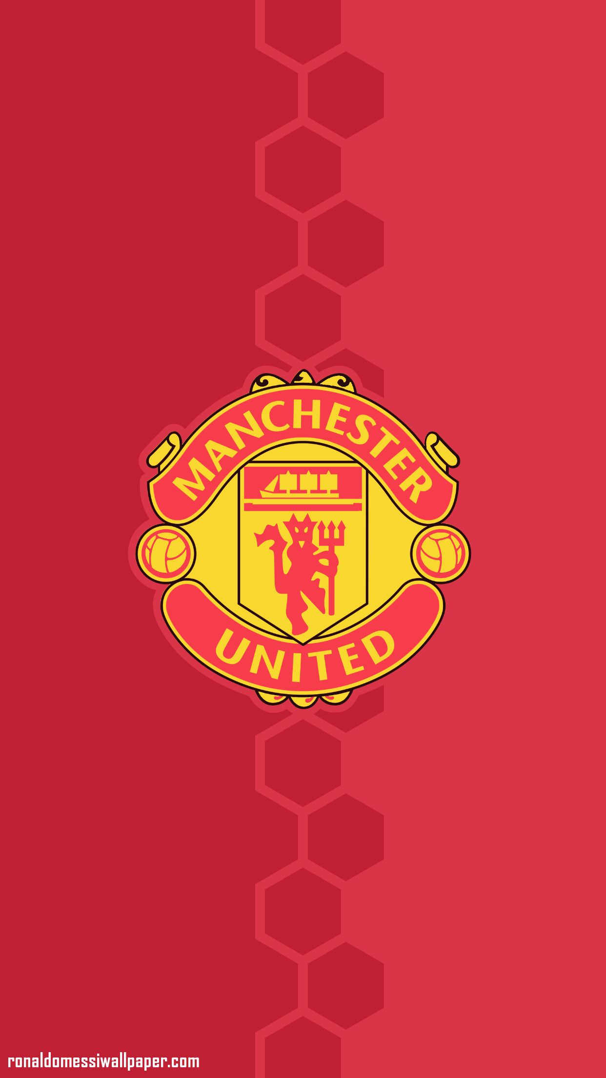 1242x2208 Manchester United Adidas android Wallpaper Black Manchester