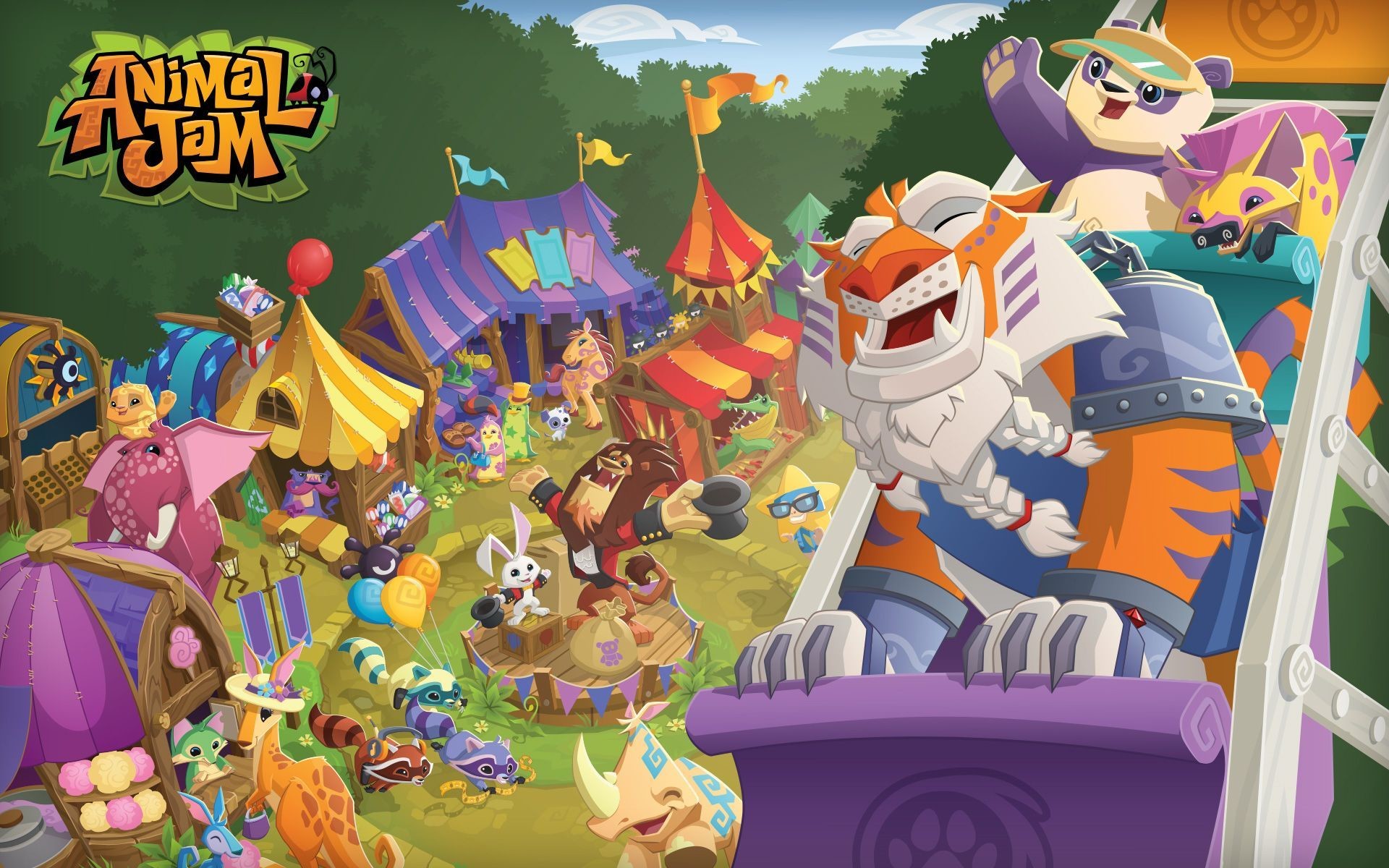 1920x1200 ANIMAL JAM | These neat wallpapers can be used for Bloger banners .