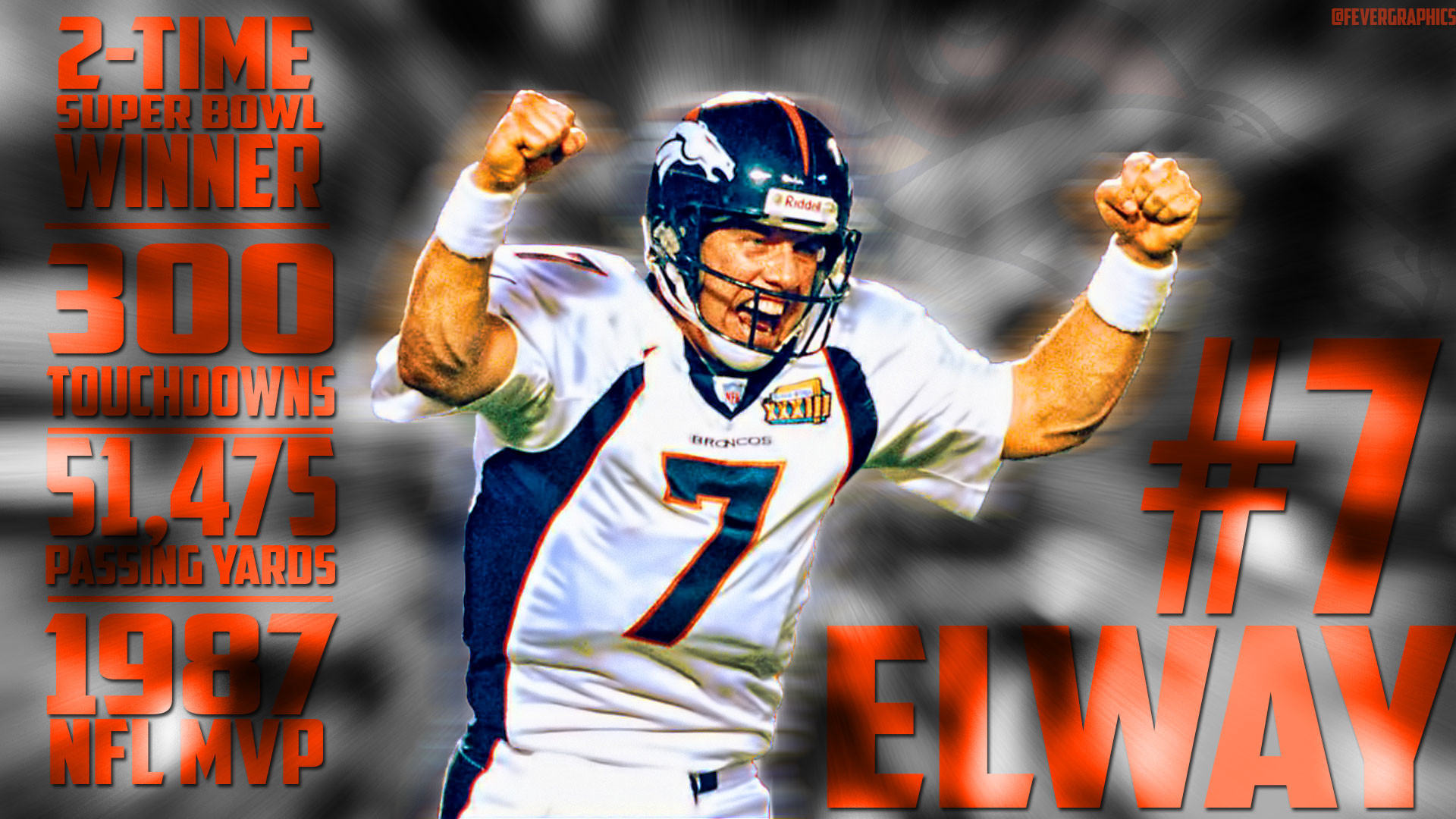 1920x1080 John Elway wallpaper for this Broncos sub! I hope you guys like it! I  worked really hard on it!