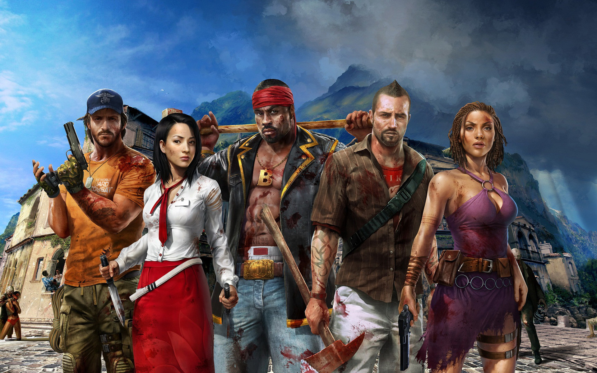 1920x1200 dead island riptide heroes wallpaper, Xbox Video Game Wallpaper, Game .