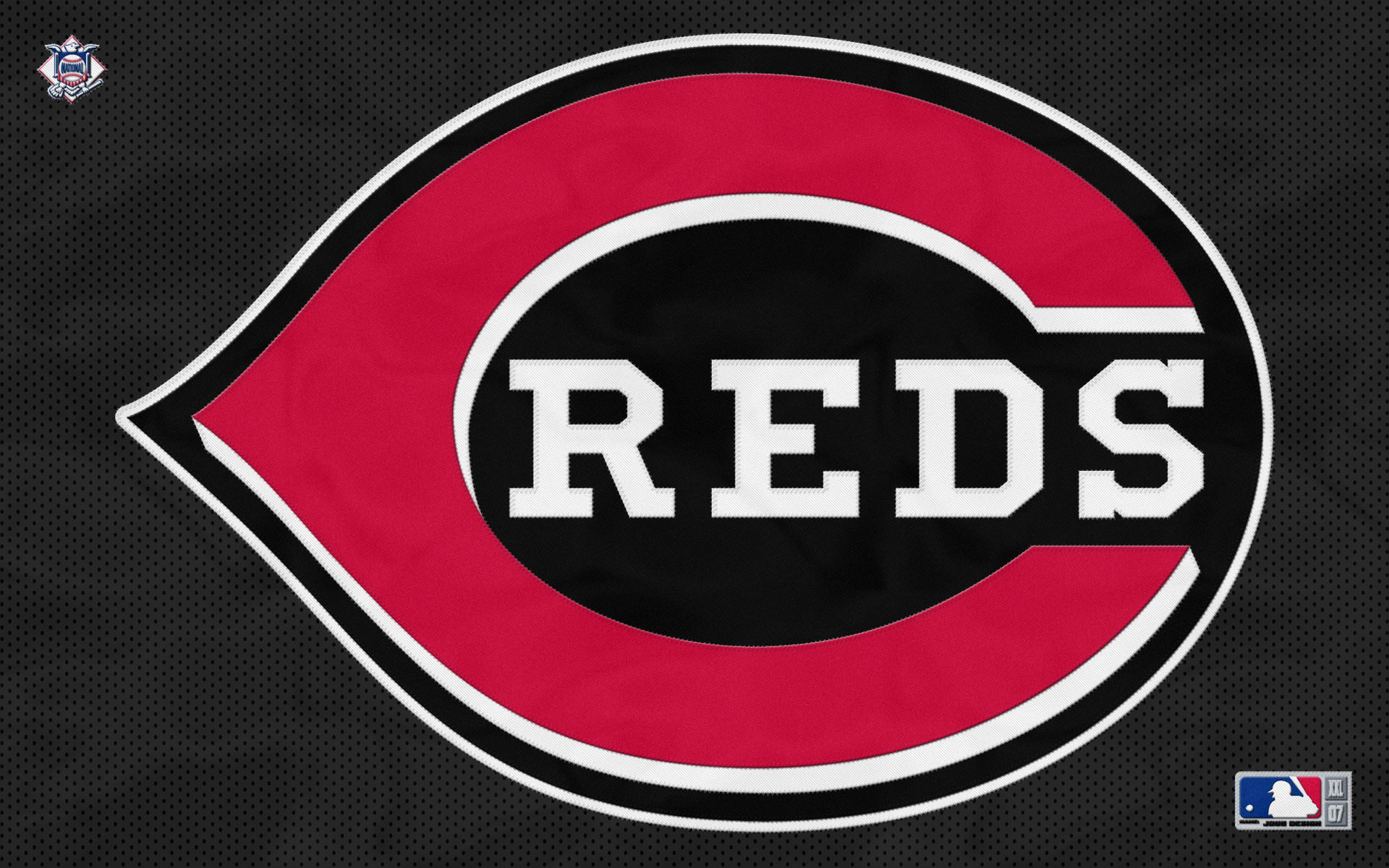 1920x1200 Mlb Team Wallpapers Magnificent Mlb Cincinnati Reds Team Logo Black Wallpaper  2018 In Baseball