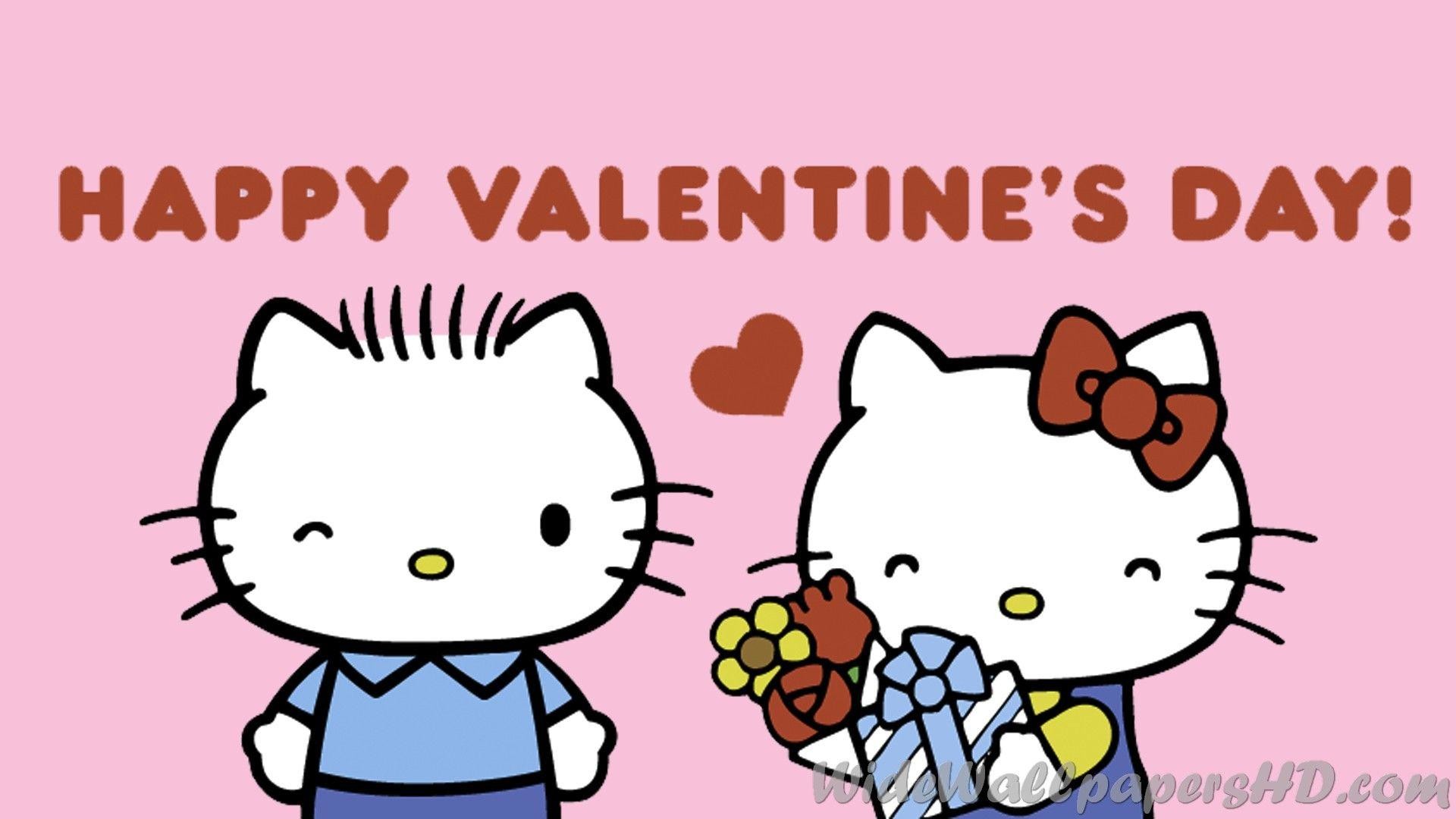 1920x1080 Hello Kitty Valentines Day | Best Wallpapers