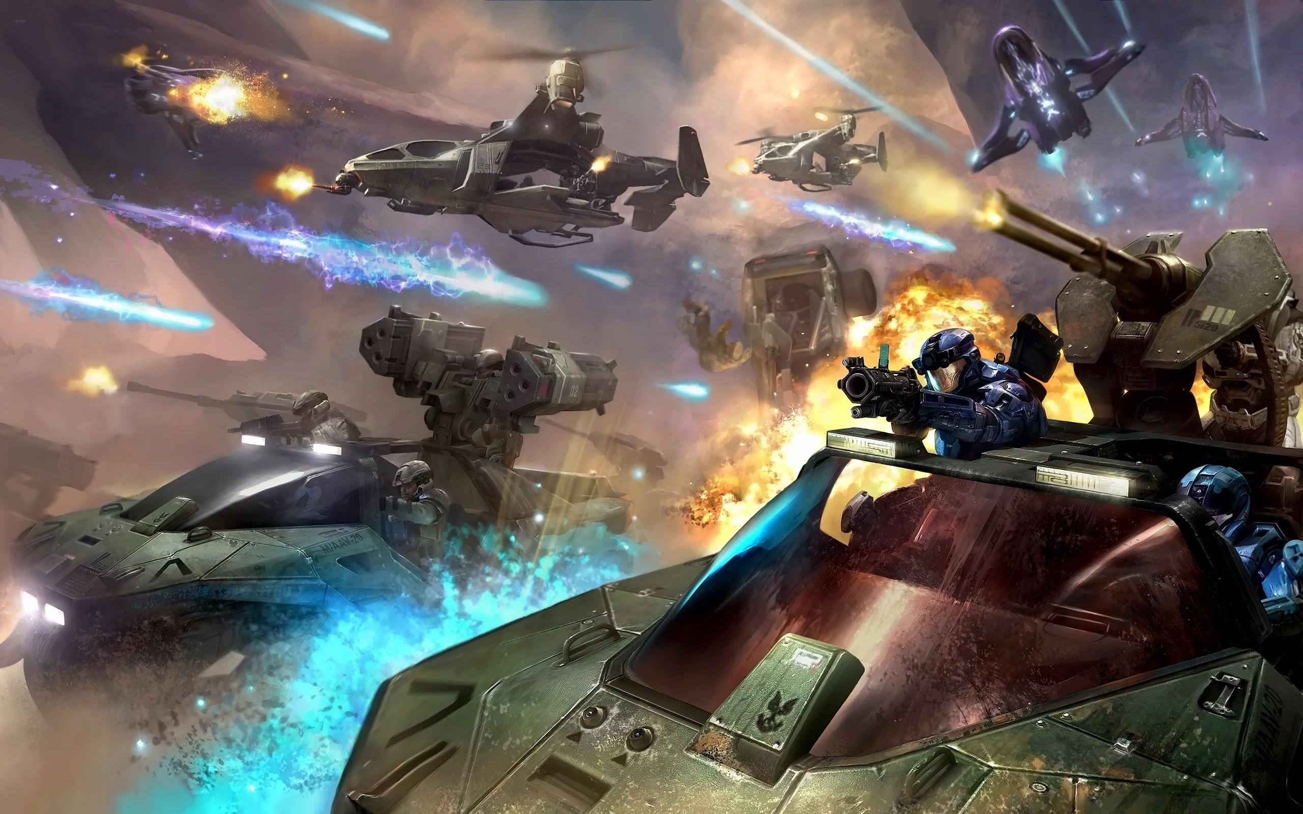 2560x1600 ... Halo Battle Art Wallpapers Pictures Photos Images ...