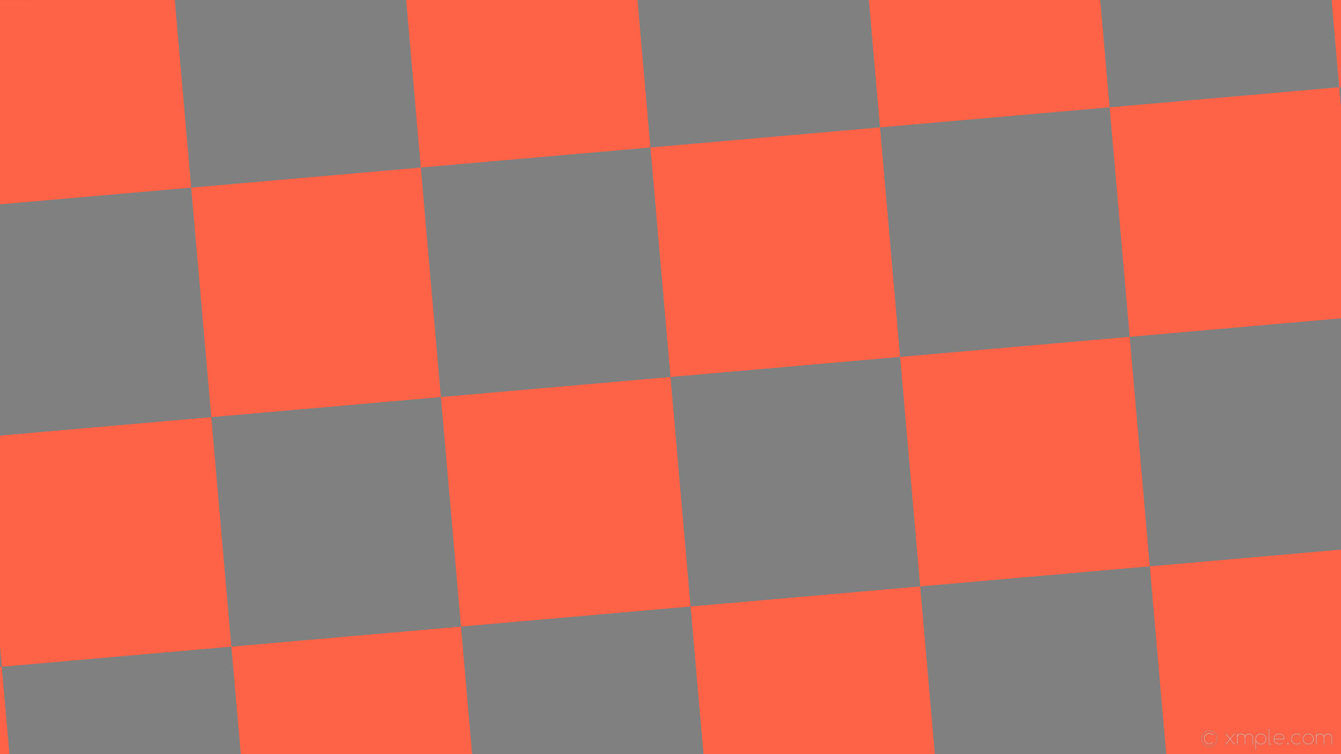 1920x1080 wallpaper grey orange checkered squares gray tomato #808080 #ff6347  diagonal 5Â° 330px