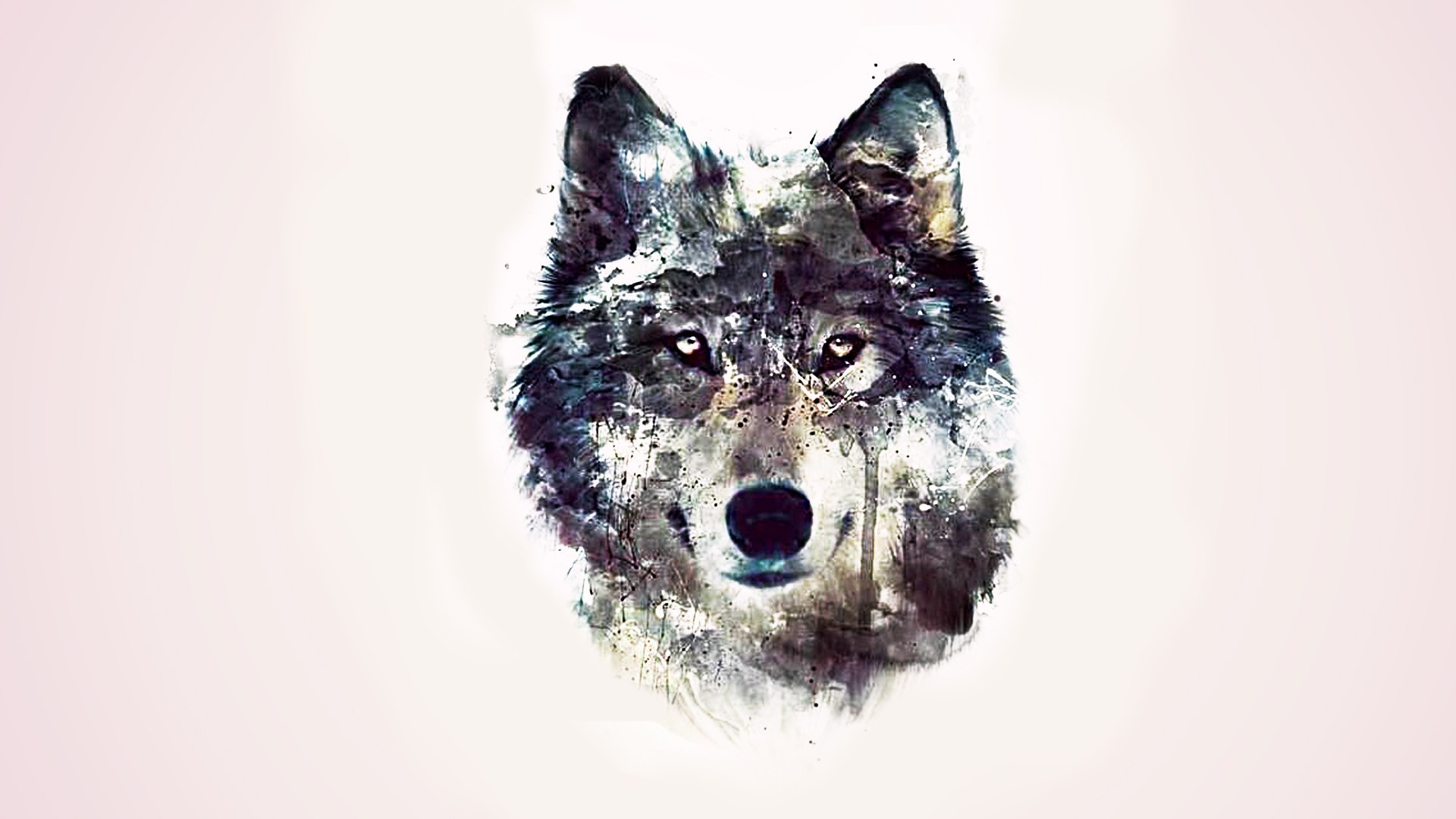 1920x1080 Abstraction wolves background eyes wolf abstract wallpaper |  .