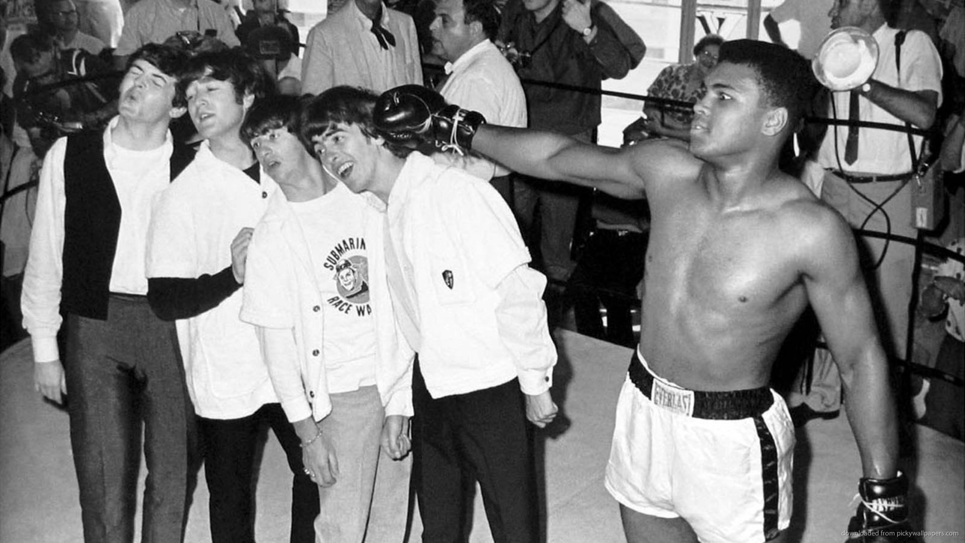 1920x1080 The Beatles With Muhammad Ali picture