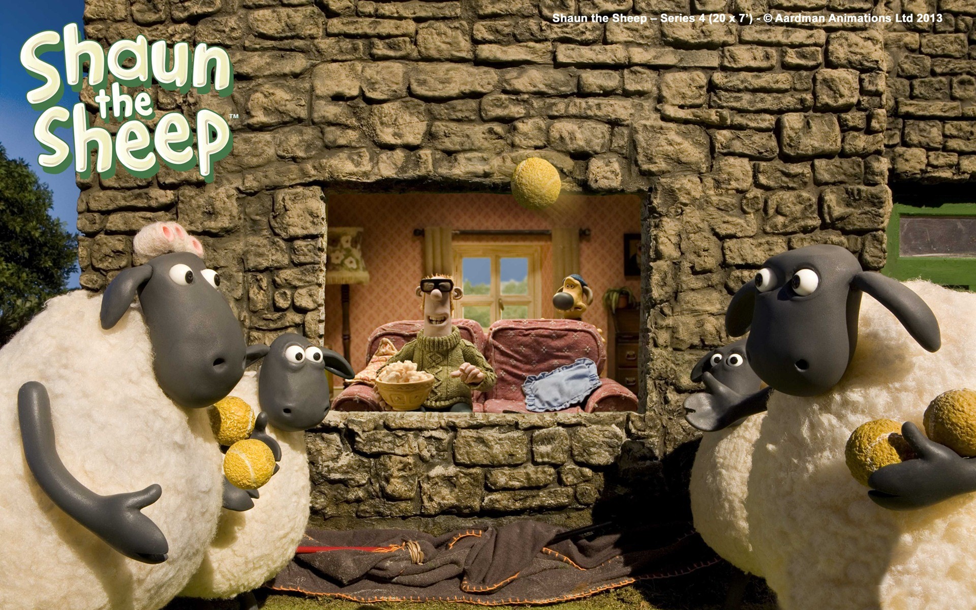 1920x1200 Shaun The Sheep Movie 2015 Comedy HD Wallpaper