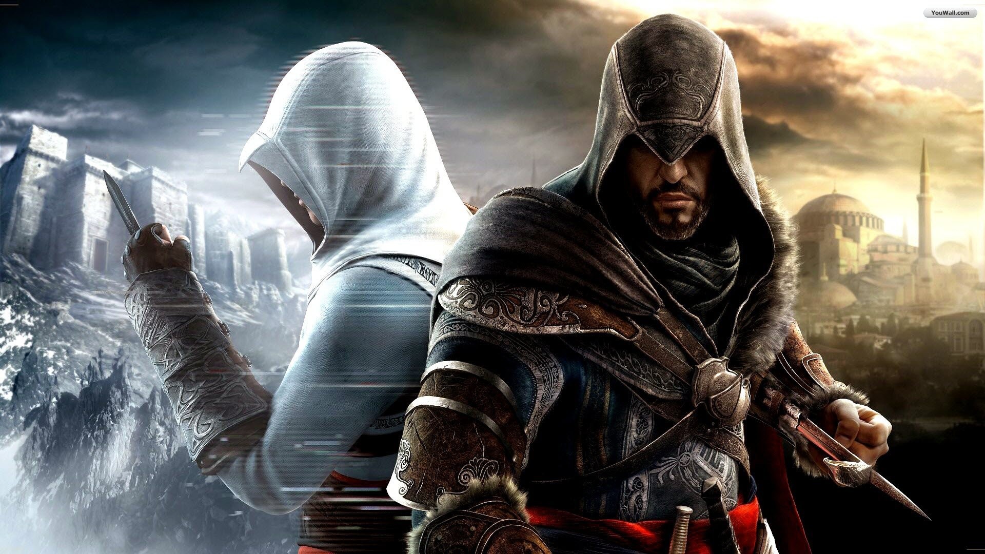 1920x1080 YouWall - Assassins Creed - Ezio and Altair Wallpaper - wallpaper