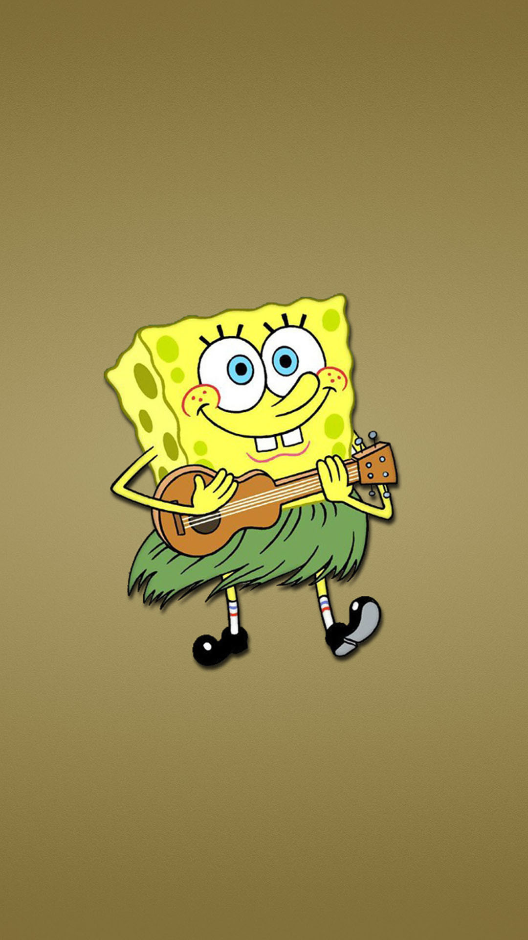 1080x1920 spongebob guitar funny wallpaper