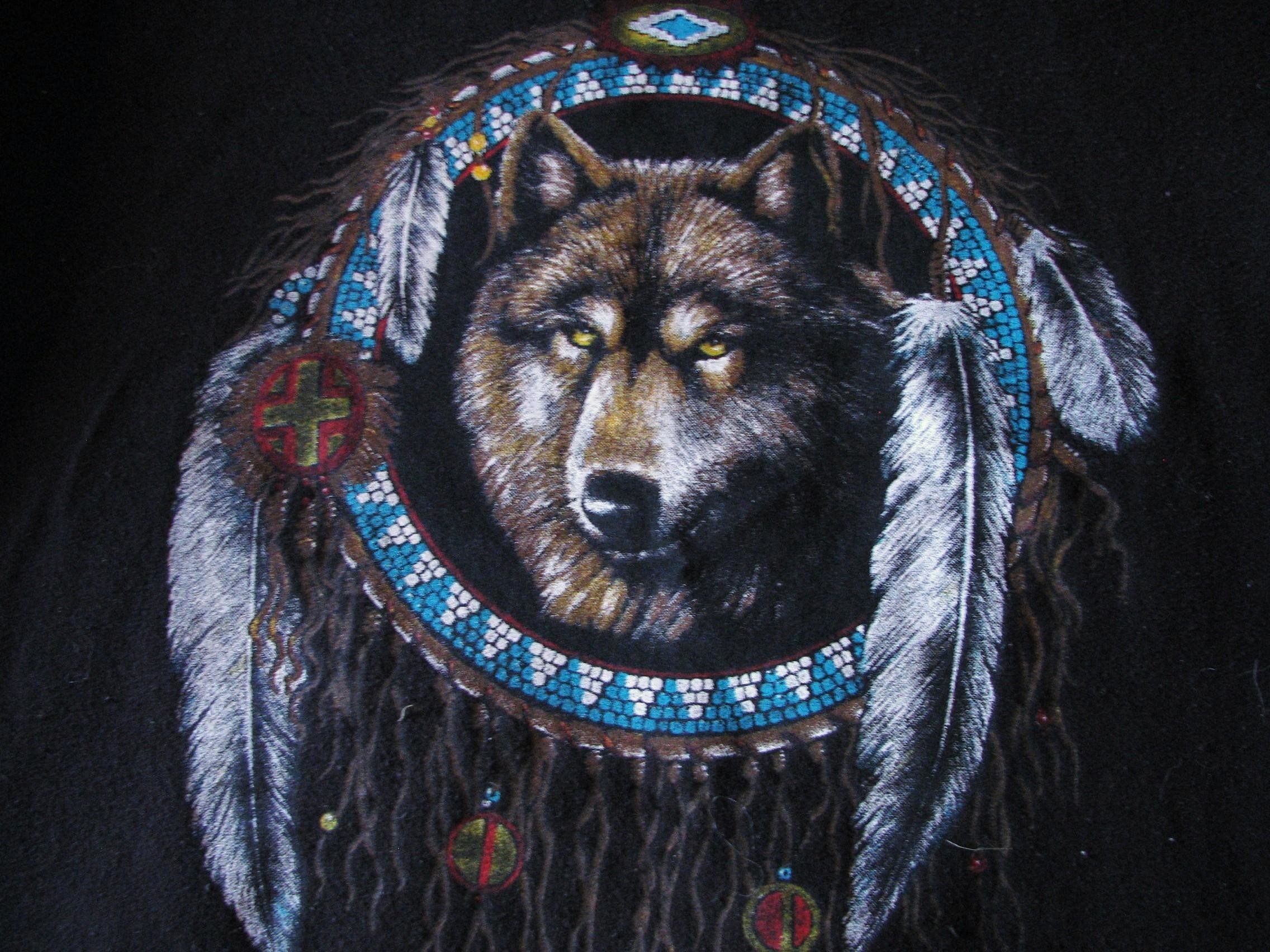2272x1704 Native American Wolf Wallpaper hd Native American Wolf