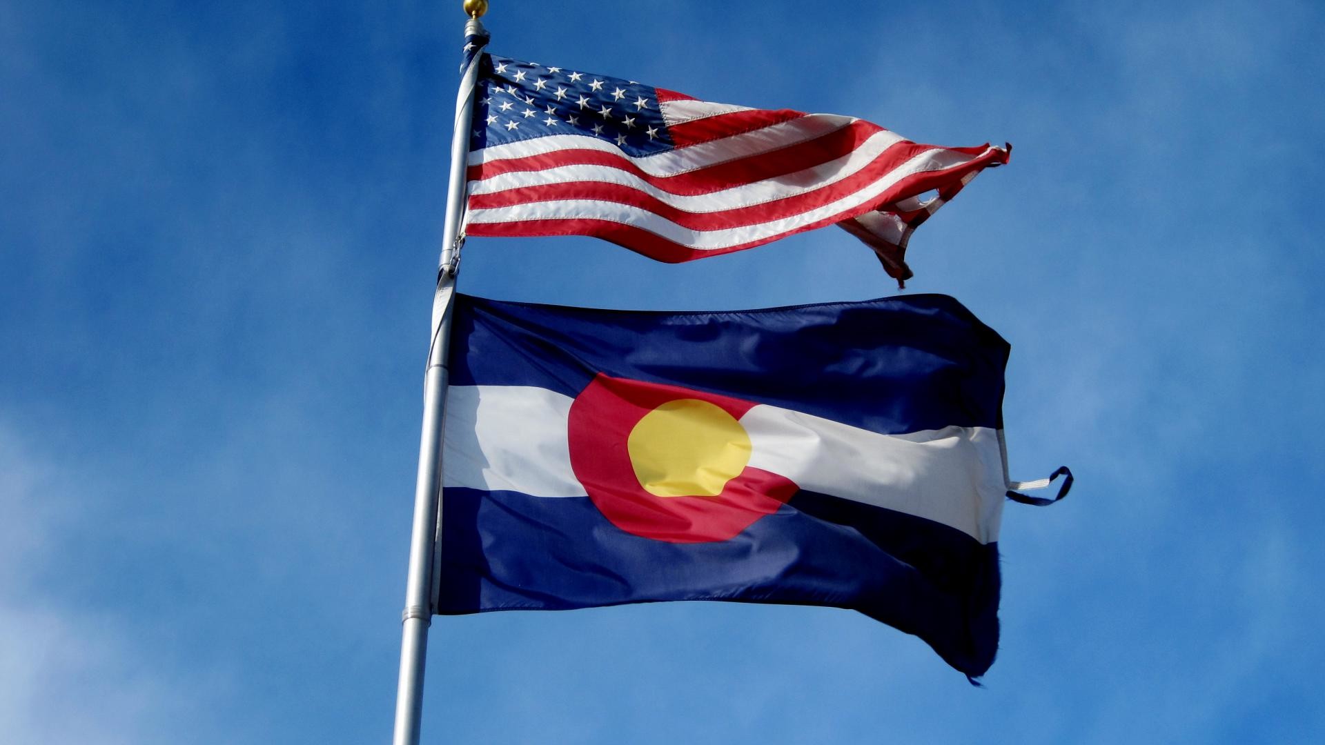 1920x1080 Colorado State Flag Wallpaper