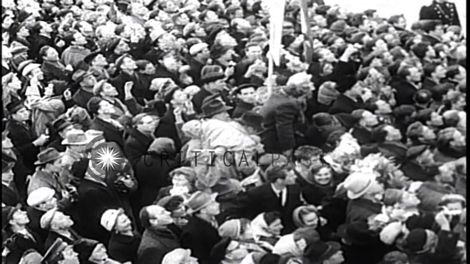 1920x1080 Nikita Khrushchev welcomes Major Yuri Gagarin in Moscow. HD Stock Footage -  YouTube