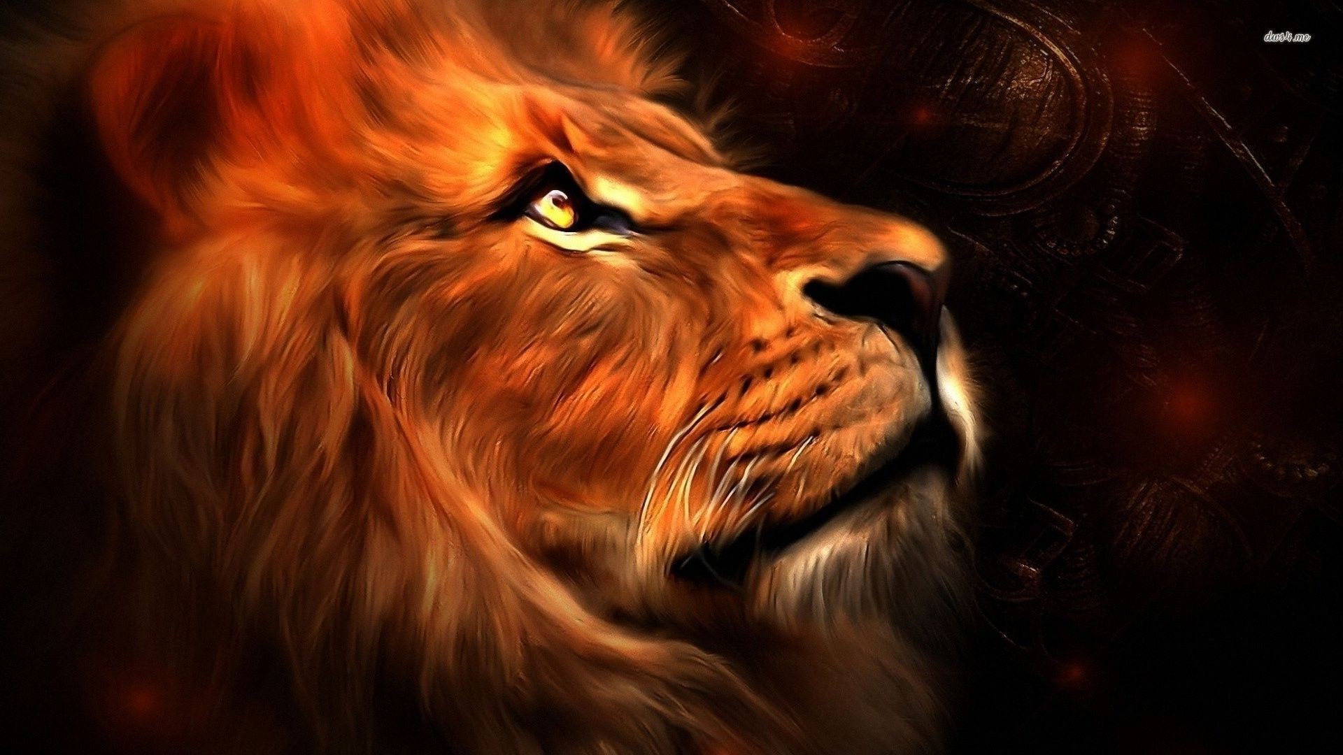 1920x1080 Lion On Fire Desktop Background. Download  ...