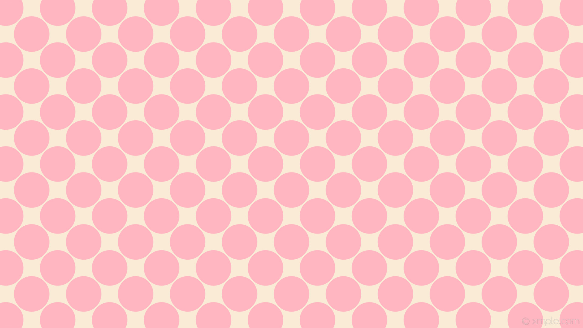 1920x1080 wallpaper polka dots white pink spots antique white light pink #faebd7  #ffb6c1 135Â°