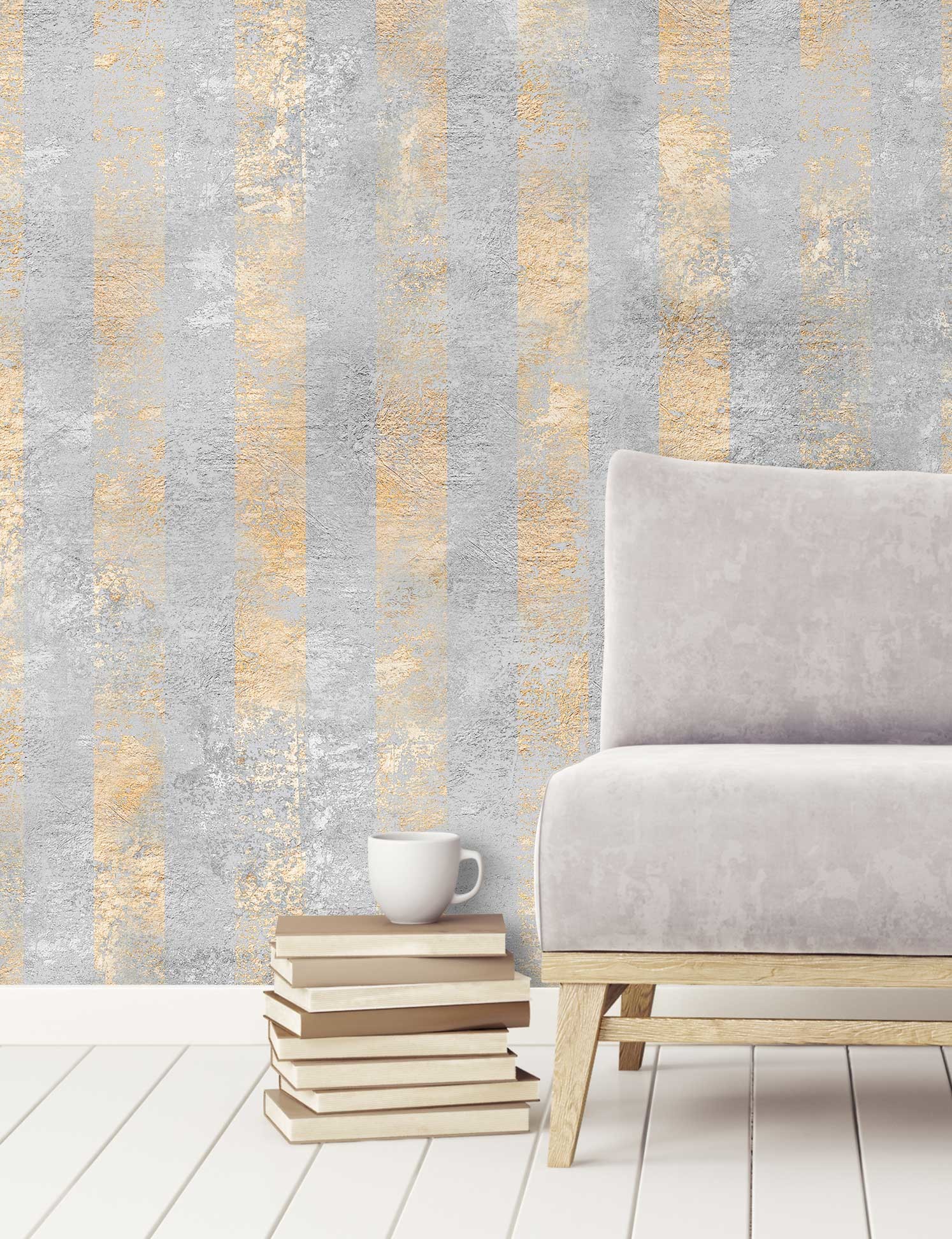 1494x1944 Shimmer Stripe wallpaper by Wallpaper + Folk for FEATHR