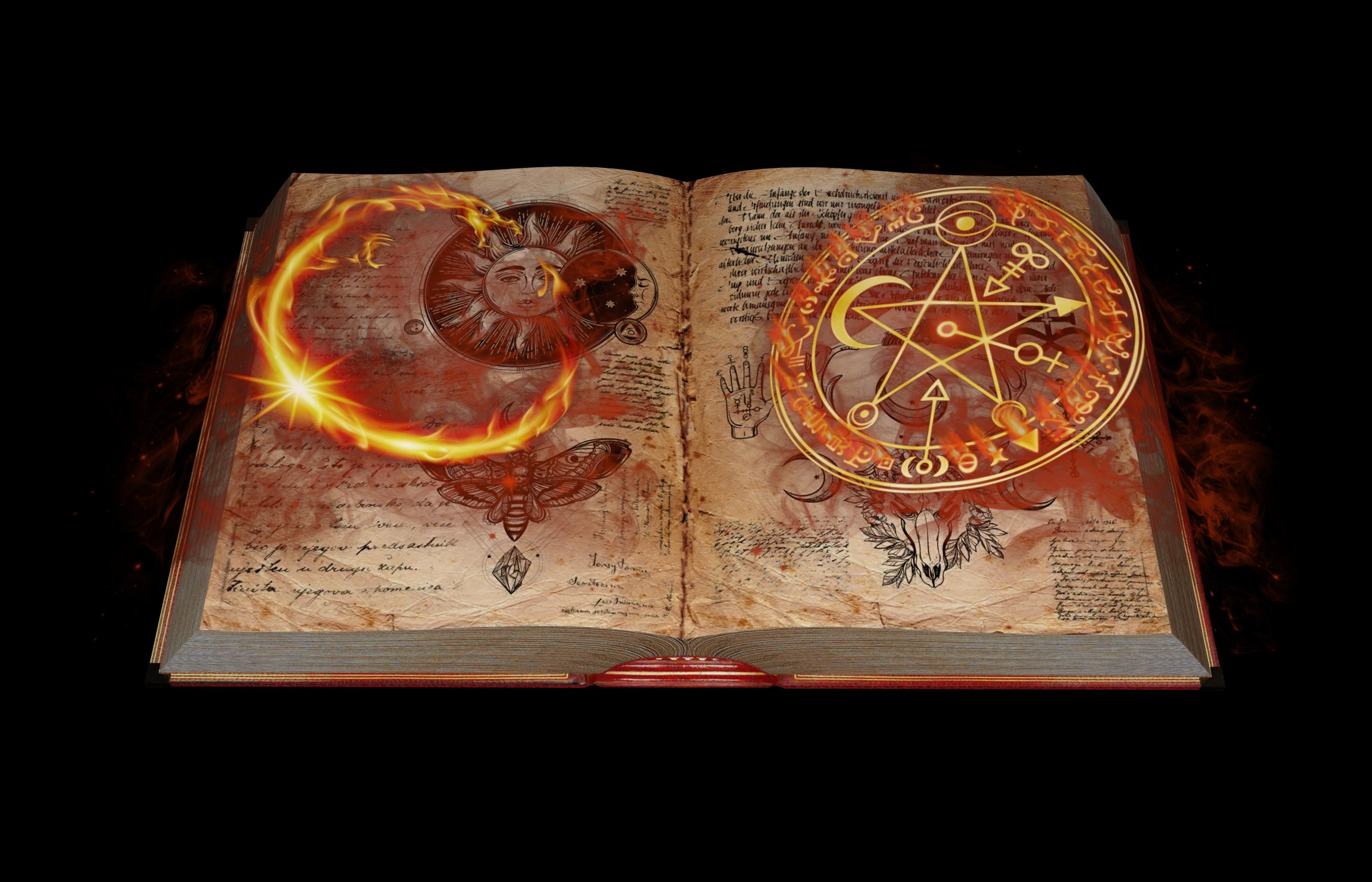 3360x2160 Book Mysticism Magic Mystical Fantasy Mysterious Wallpaper At Dark  Wallpapers