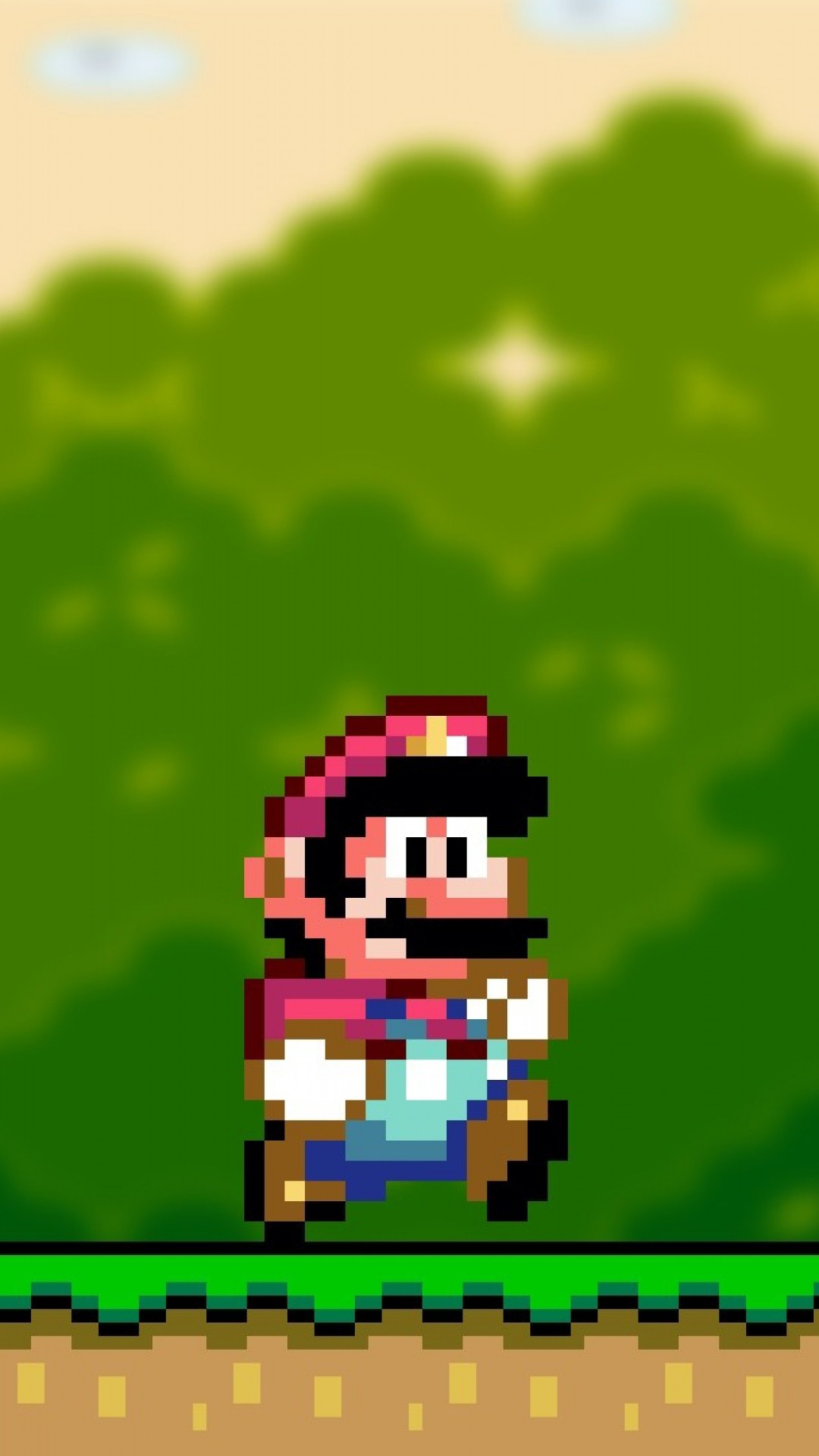 1080x1920 Mario-Wallpaper for iPhone.
