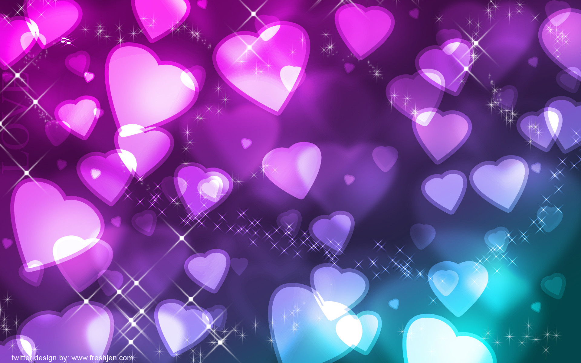 1920x1200 Cute Hearts Desktop Background. Download  ...