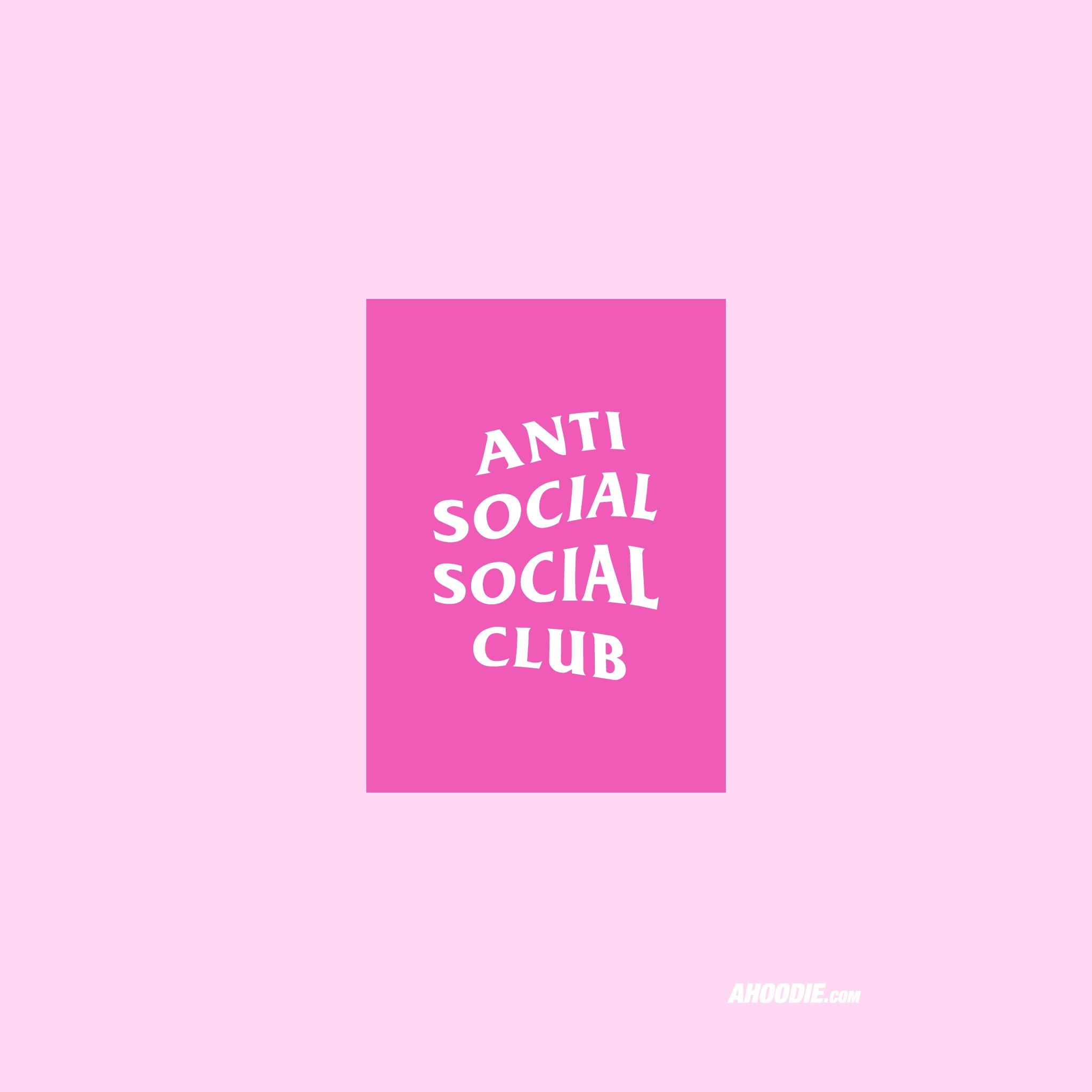 2049x2049 Anti Social Social Club pink wallpaper Anti Social Social Club pink  wallpaper ...
