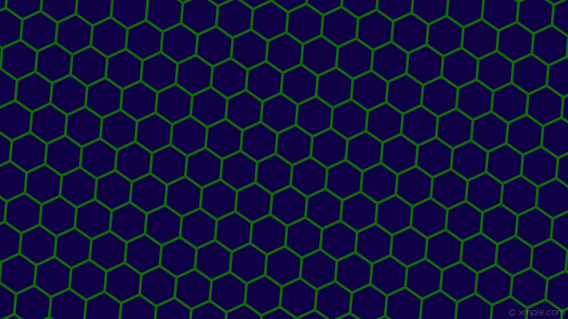 1920x1080 wallpaper blue honeycomb green hexagon beehive dark blue #100044 #106a0b  diagonal 55Â° 9px
