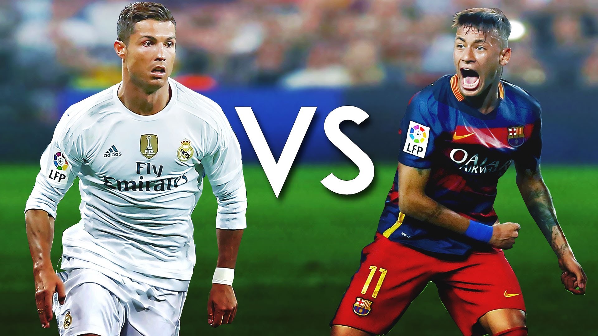 1920x1080 Cristiano Ronaldo vs Neymar JR â Skills & Goals / Dribles & Gols - 2015/16  HD