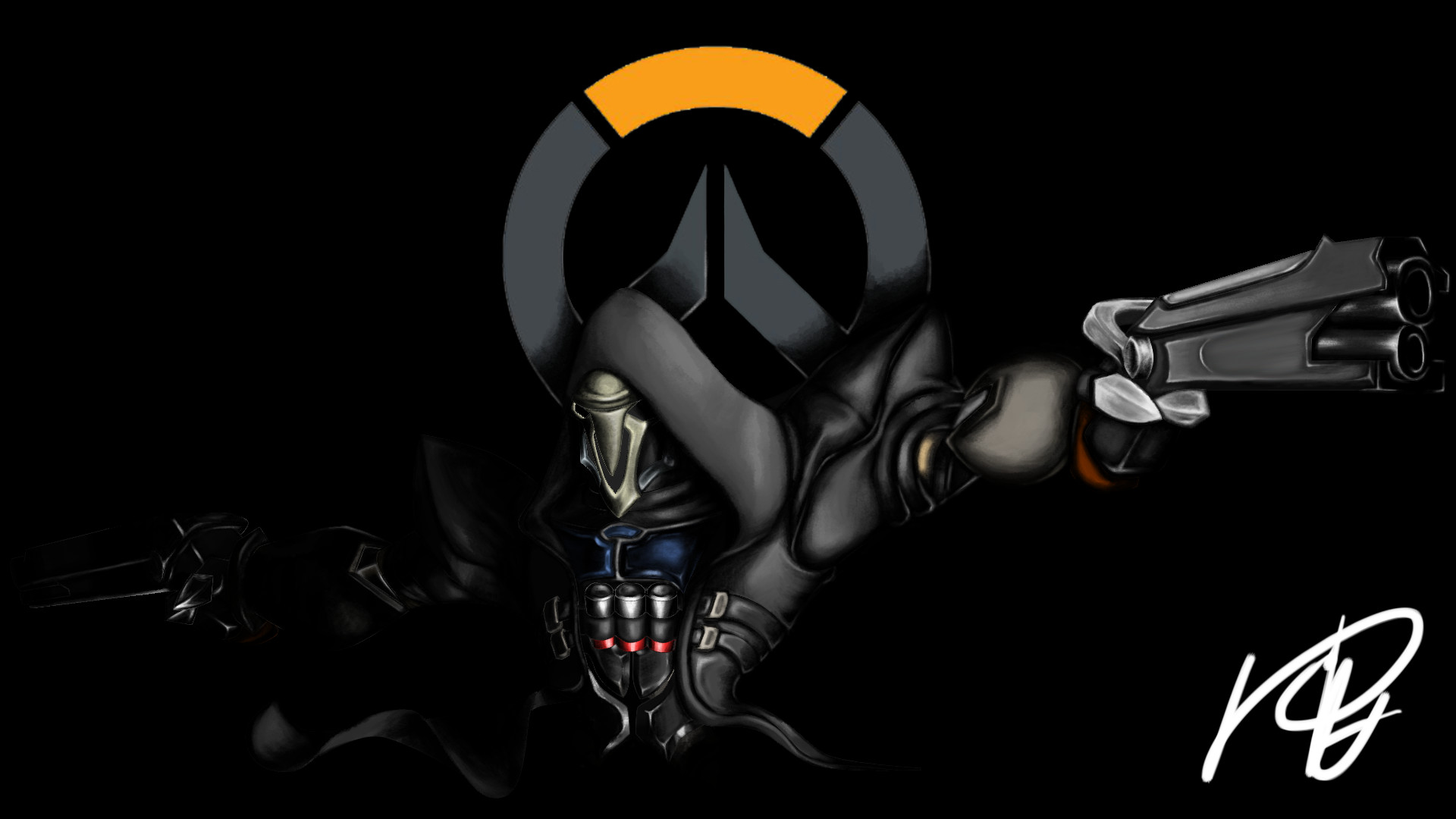 1920x1080 Overwatch - Reaper Wallpaper by Crusader1291 Overwatch - Reaper Wallpaper  by Crusader1291