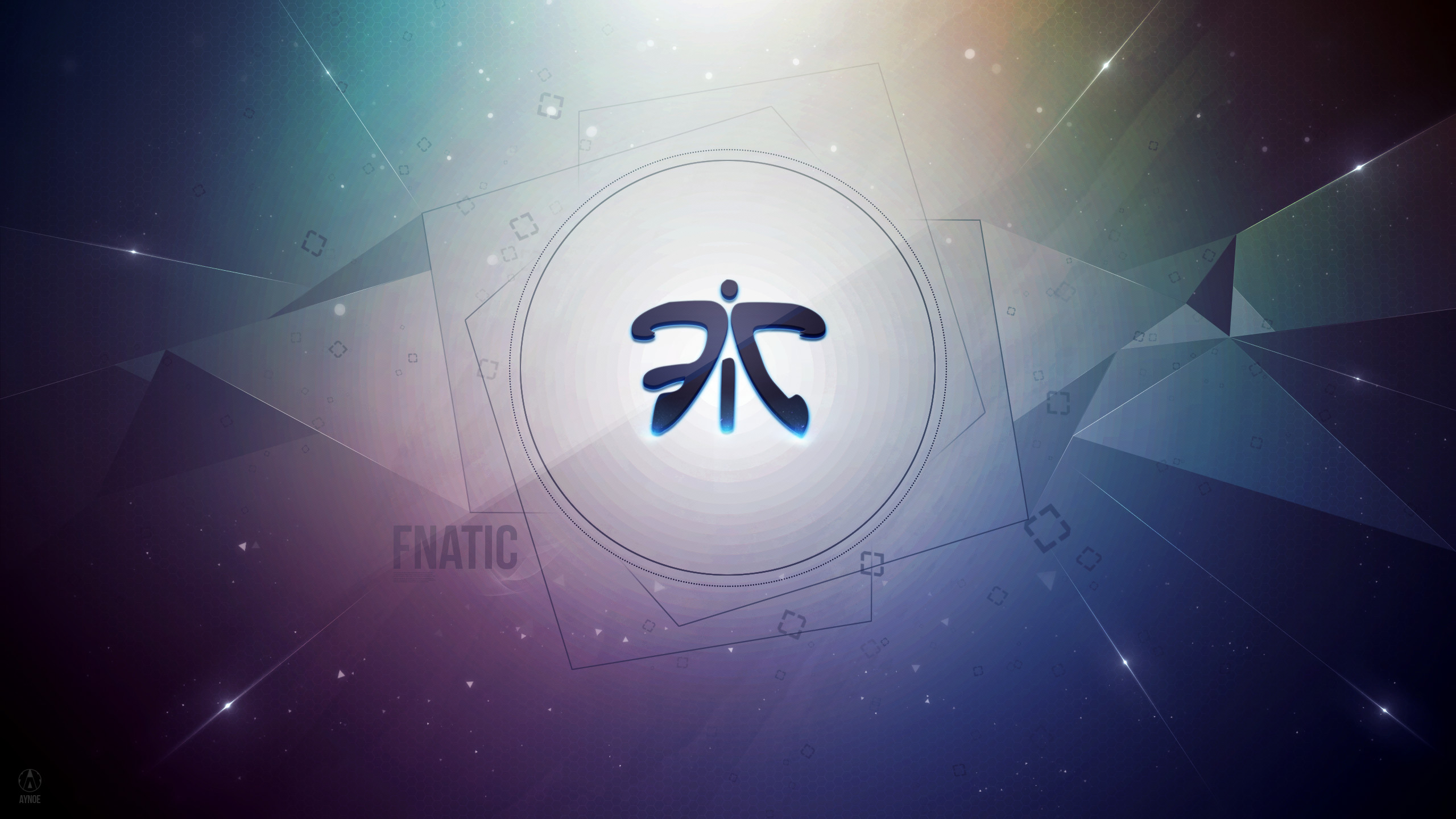 2560x1440 ... Fnatic 3.0 Wallpaper Logo - League of Legends by Aynoe