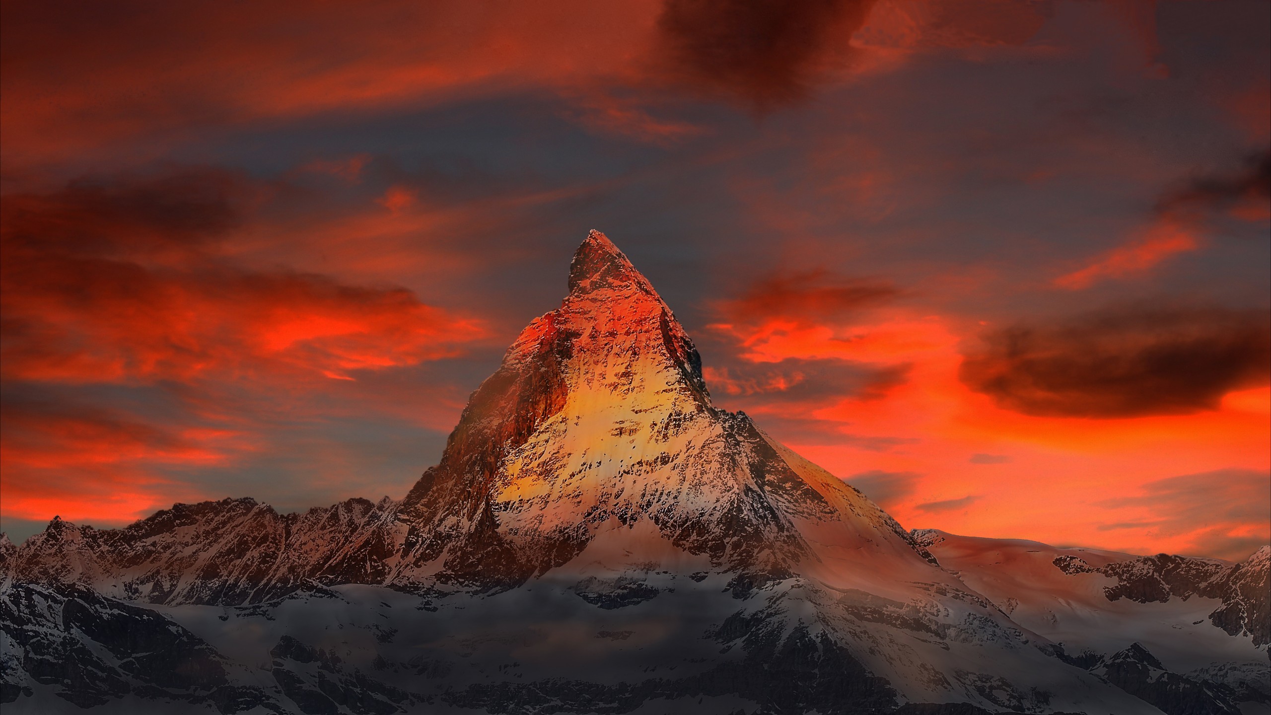 2560x1440 Nature / Matterhorn Wallpaper