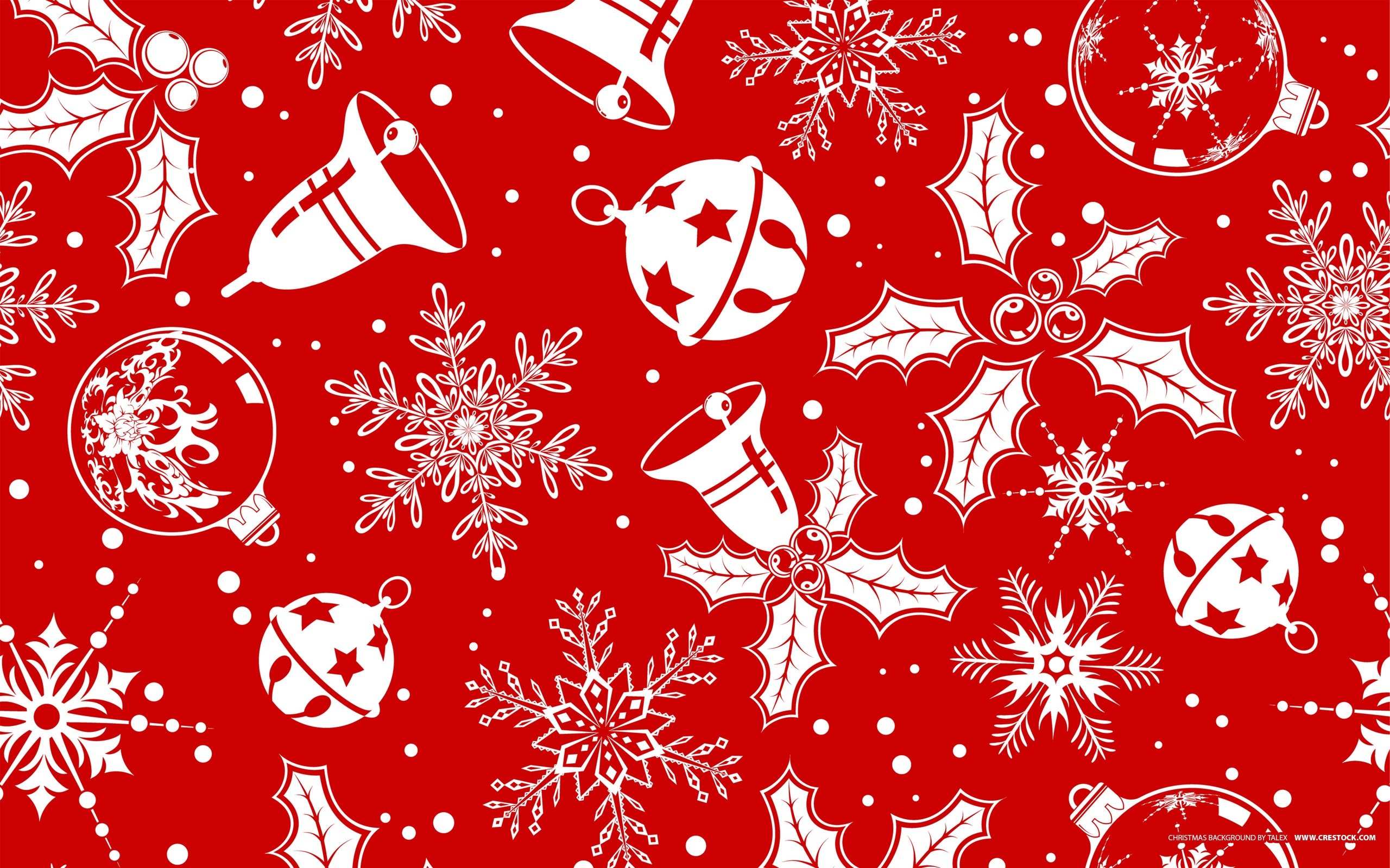 2560x1600 Red Christmas Paper Wallpaper