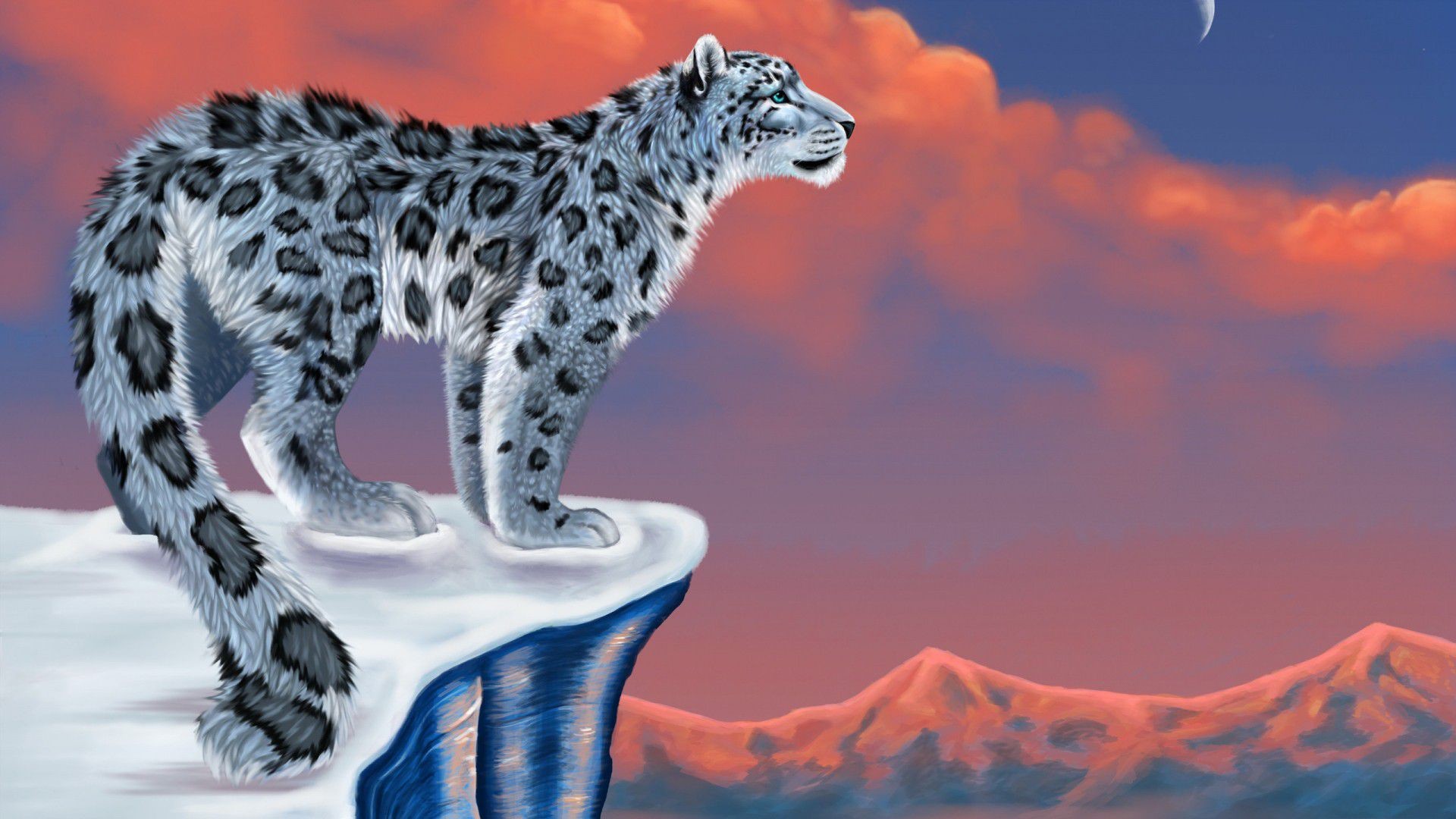 Artistic white tigers HD wallpaper download