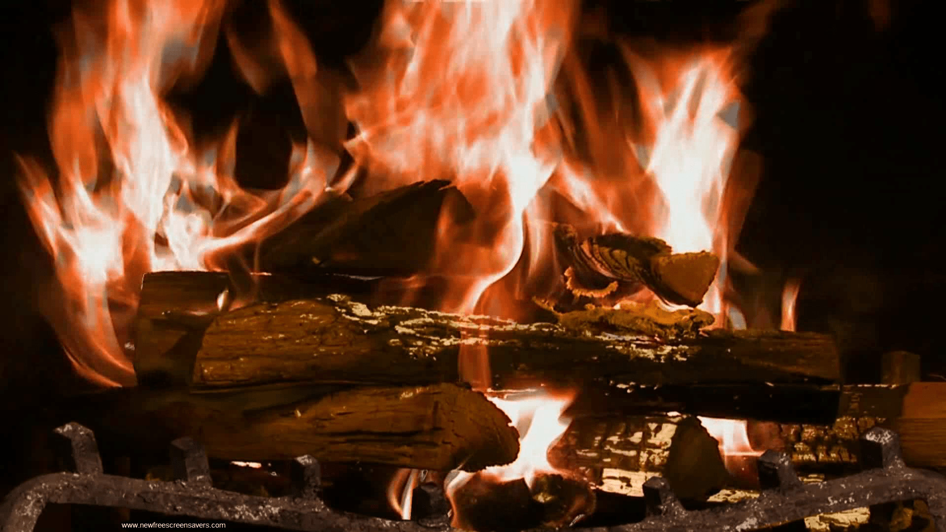 1920x1080  Fireplace Screen Savers Part - 49: Amazing Free Fireplace  Screensaver Wallpaper Of Awesome Full Screen