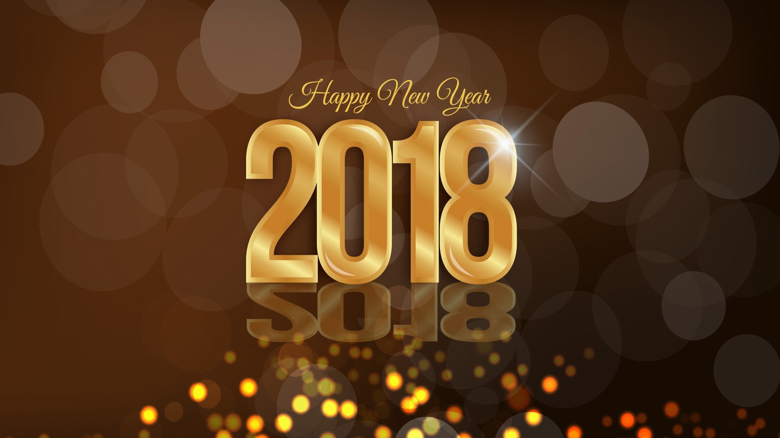 2560x1440 In this post, we are sharing 30 beautiful New Year 2018 wallpapers which  you can use to prettify your desktop.