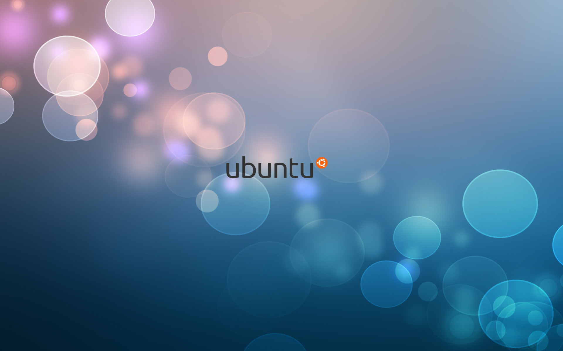 1920x1200 ... Background bokeh light of word ubuntu, high resolution, high quality,  high definition