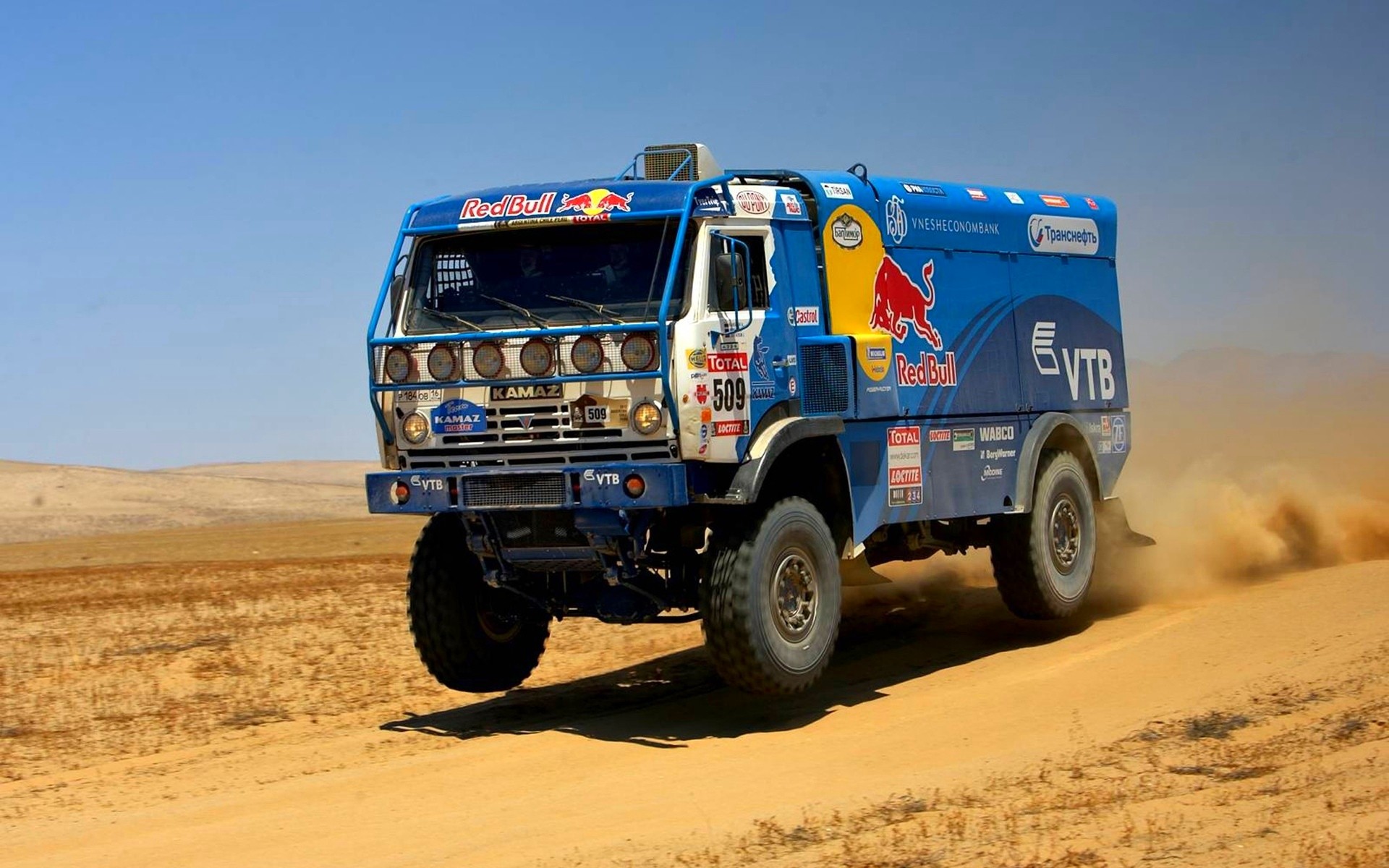 1920x1200 Kamaz truck, Dakar Rally: