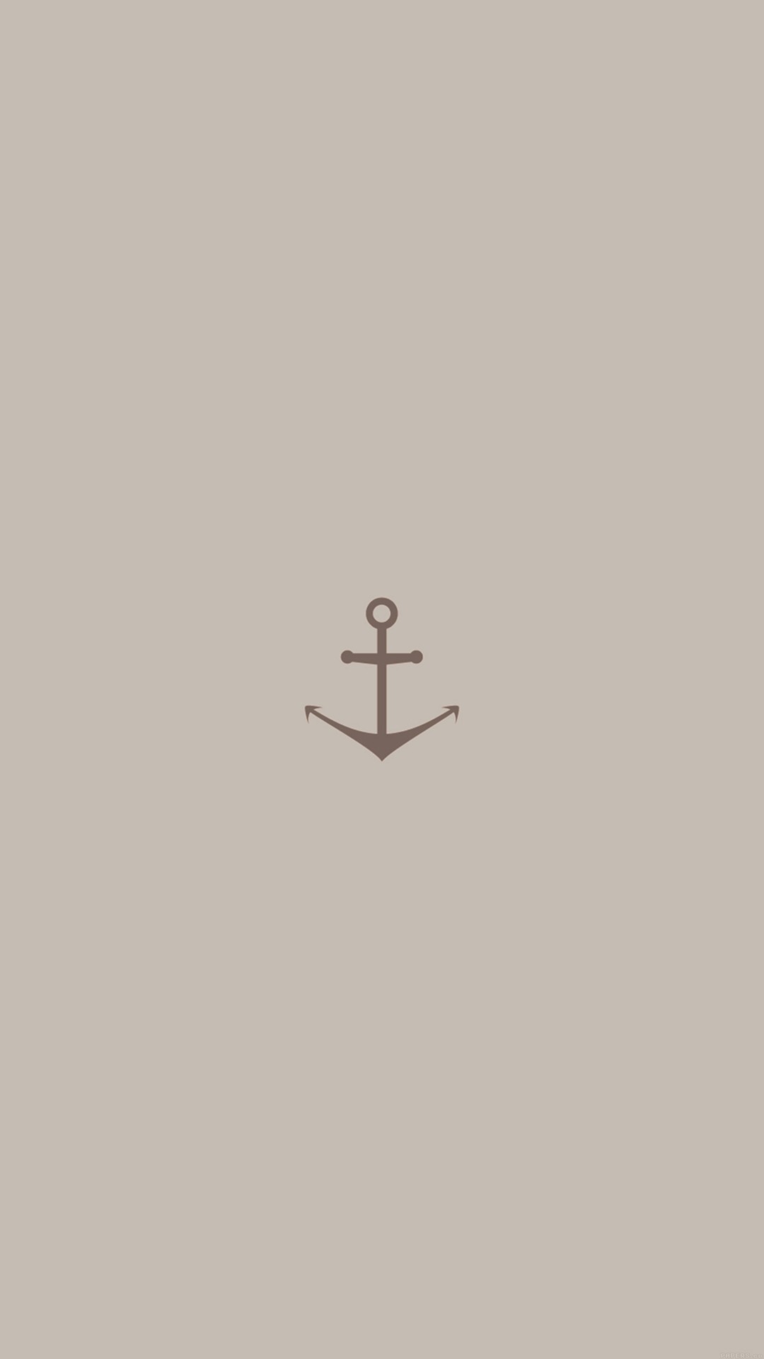 1080x1920 Minimal Sea Anchor Logo Red Art iPhone 6 wallpaper