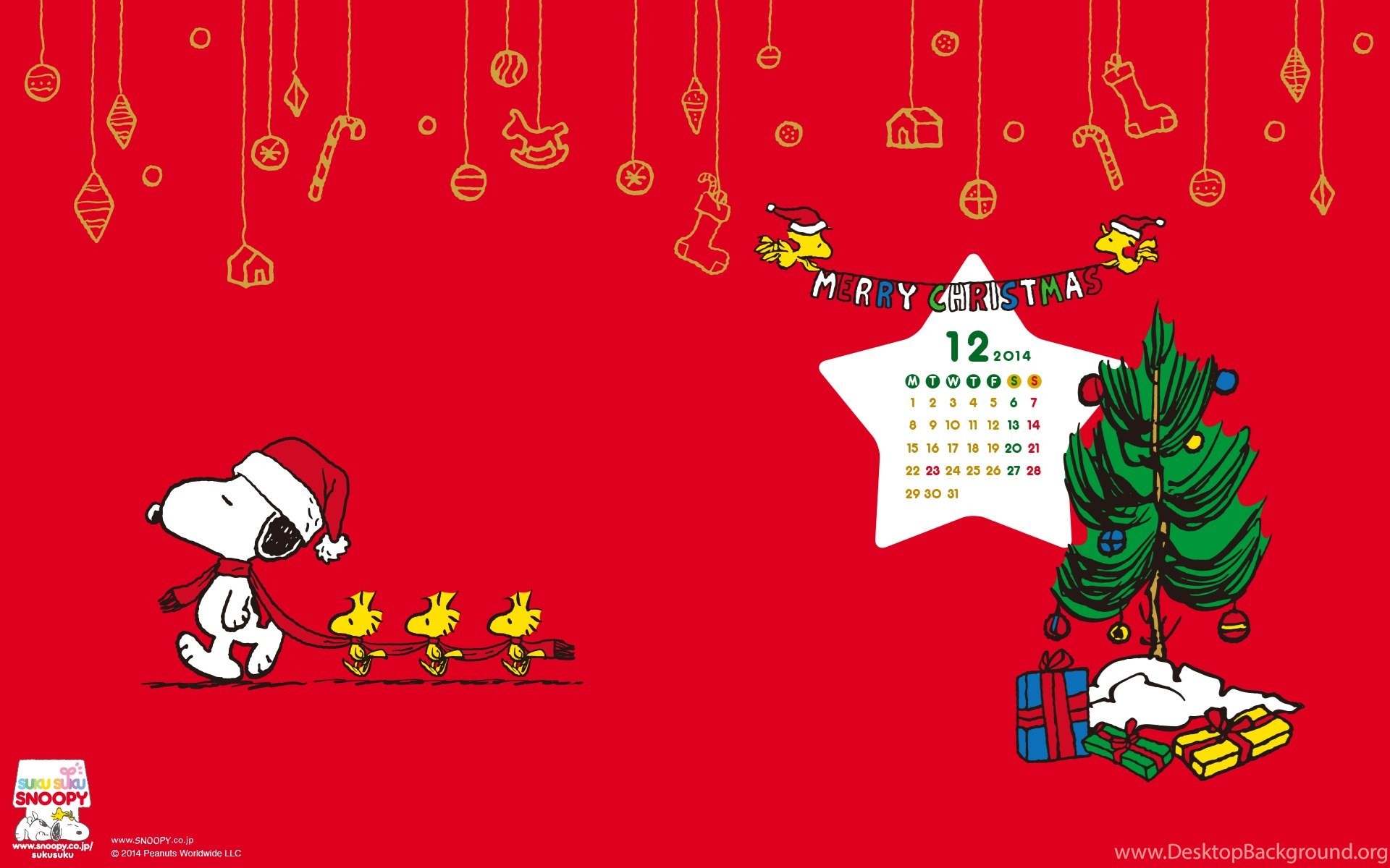 Snoopy Christmas Desktop Wallpaper Wallpapershit
