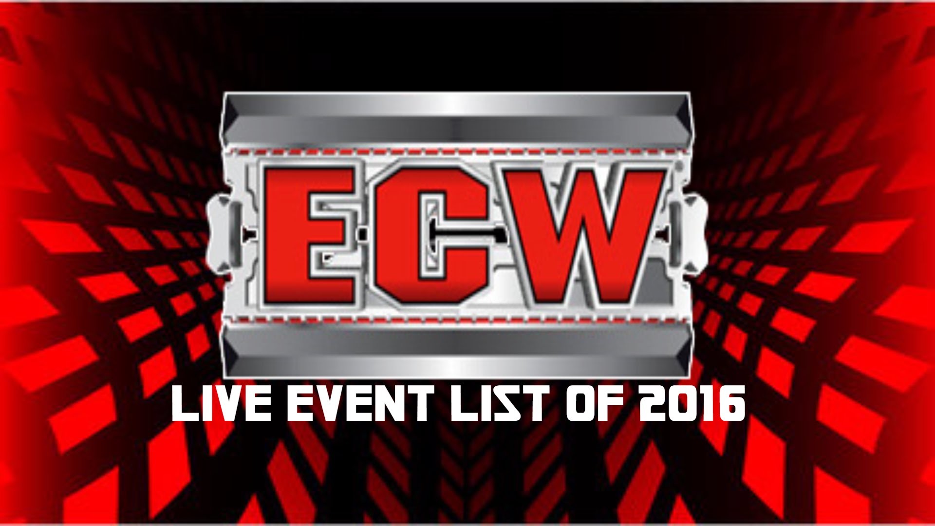 1920x1080 ECW Network List of Event's In 2016