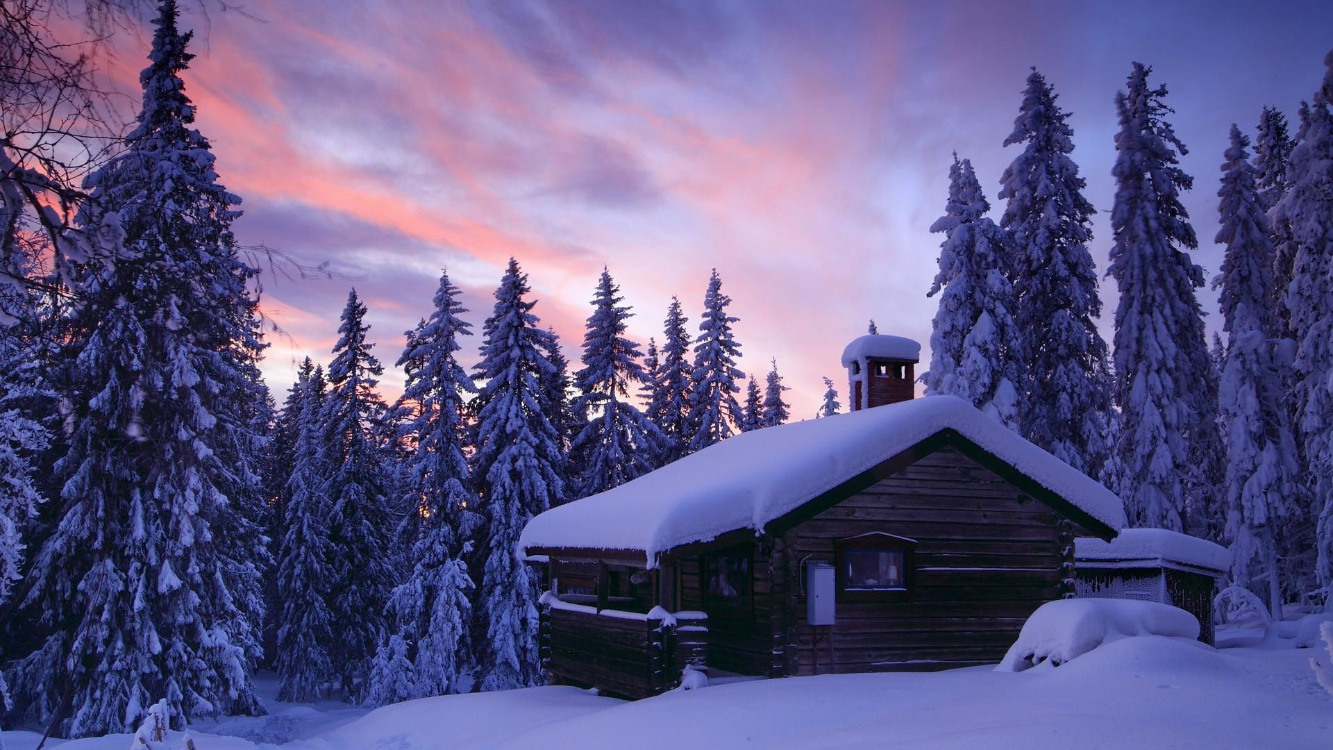 1920x1080 Download-hd-of-Log-Cabin-In-The-Wood-