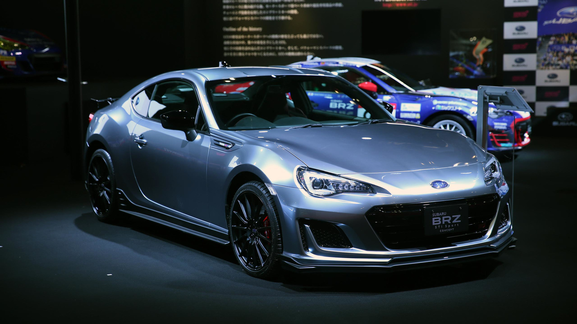 1920x1080 The BRZ STI Sport concept is another painful tease for Australian  motorists, with the facelifted BRZ receiving suave silver paint and some  subtle bodywork ...