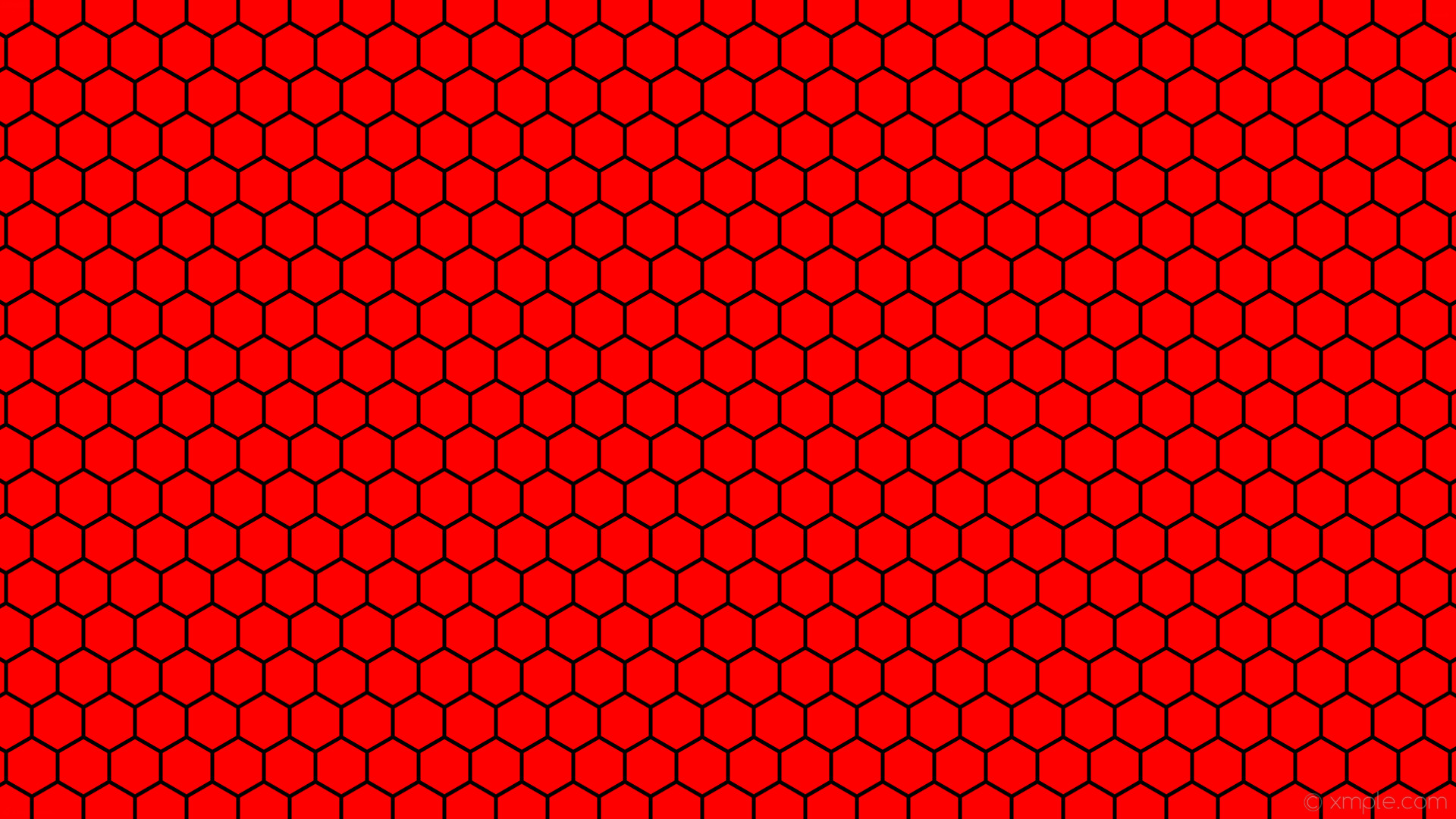 1920x1080 wallpaper beehive hexagon red black honeycomb #ff0000 #000000 0Â° 5px 68px