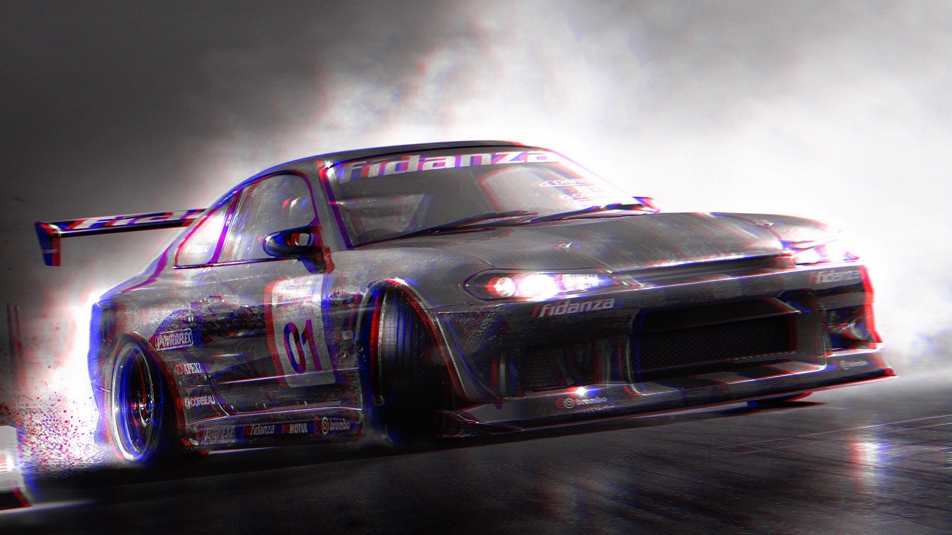 1920x1080 anaglyph 3D, Motorsports, Car Wallpapers HD / Desktop and Mobile Backgrounds