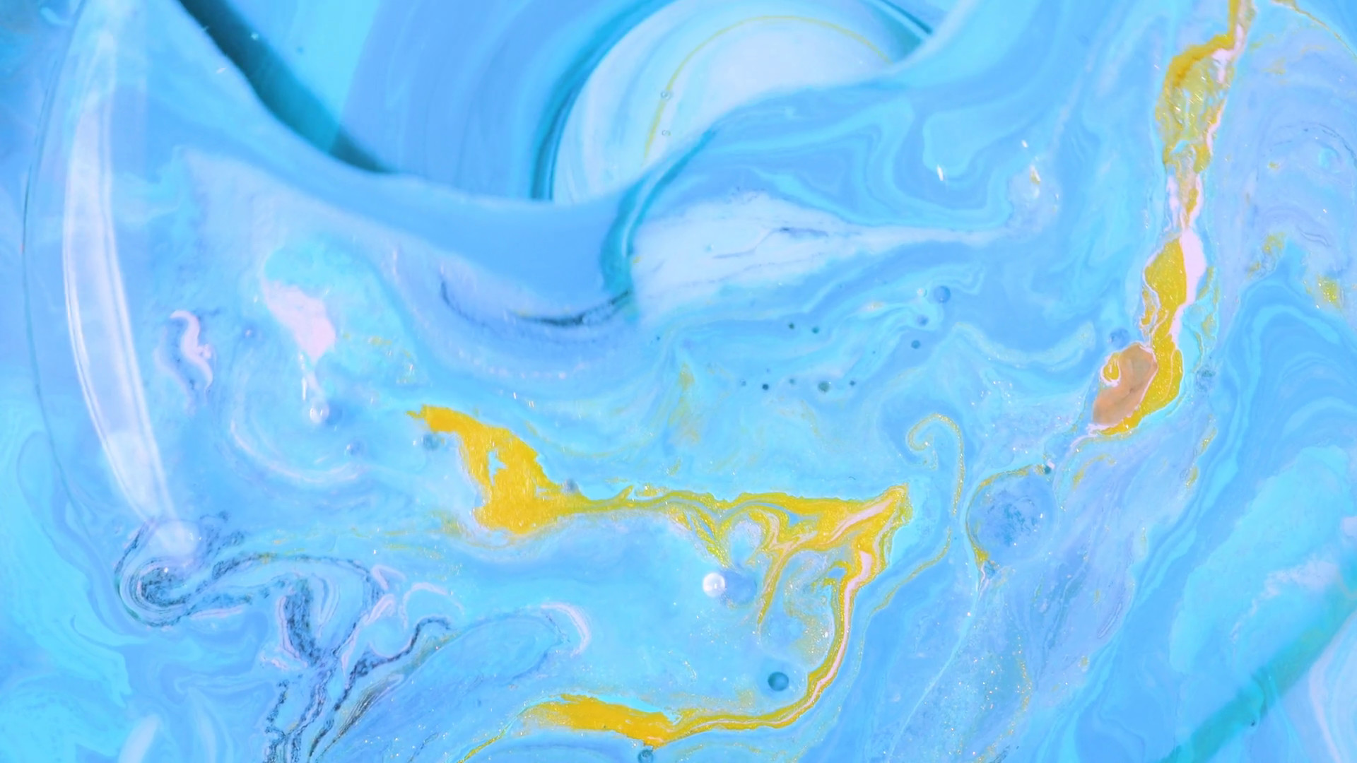 1920x1080 Vibrant Wallpaper Macro Splashing Liquid Paint Colorful Bubbles  Multicolored Background White Black Blue And Orange Biological