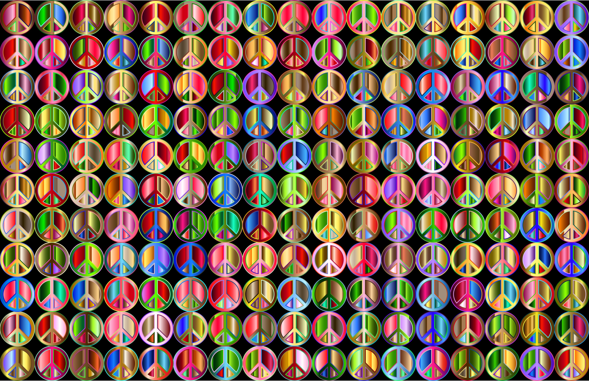 2400x1556 Prismatic Peace Sign Background 5 Variation 2
