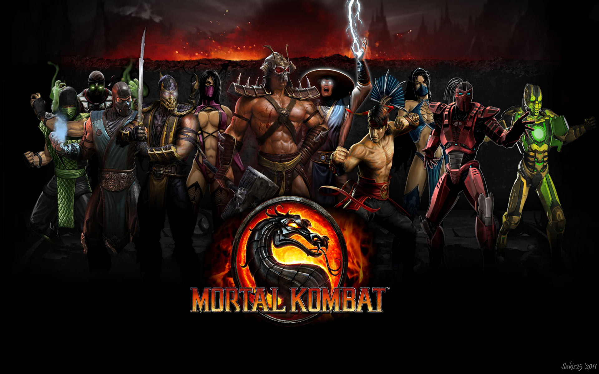 1920x1200 Mortal Kombat Characters