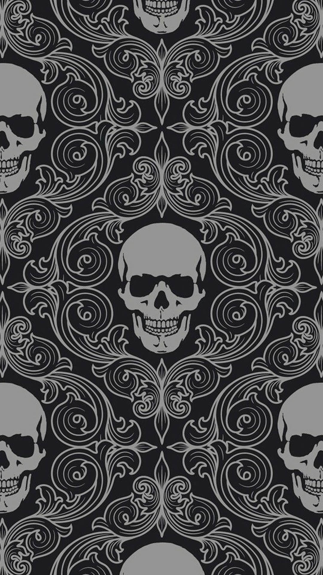 1080x1920 Phone Background. Skull WallpaperWallpaper ...